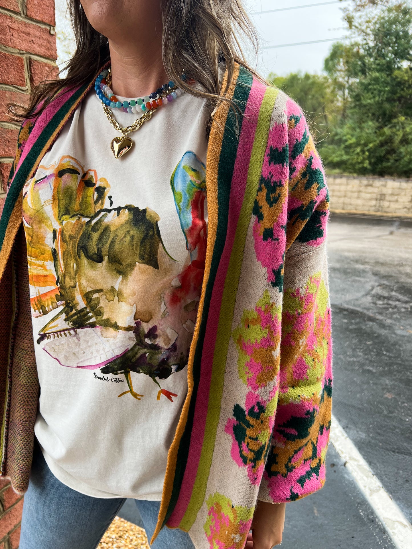 Watercolor Hunter Cardigan