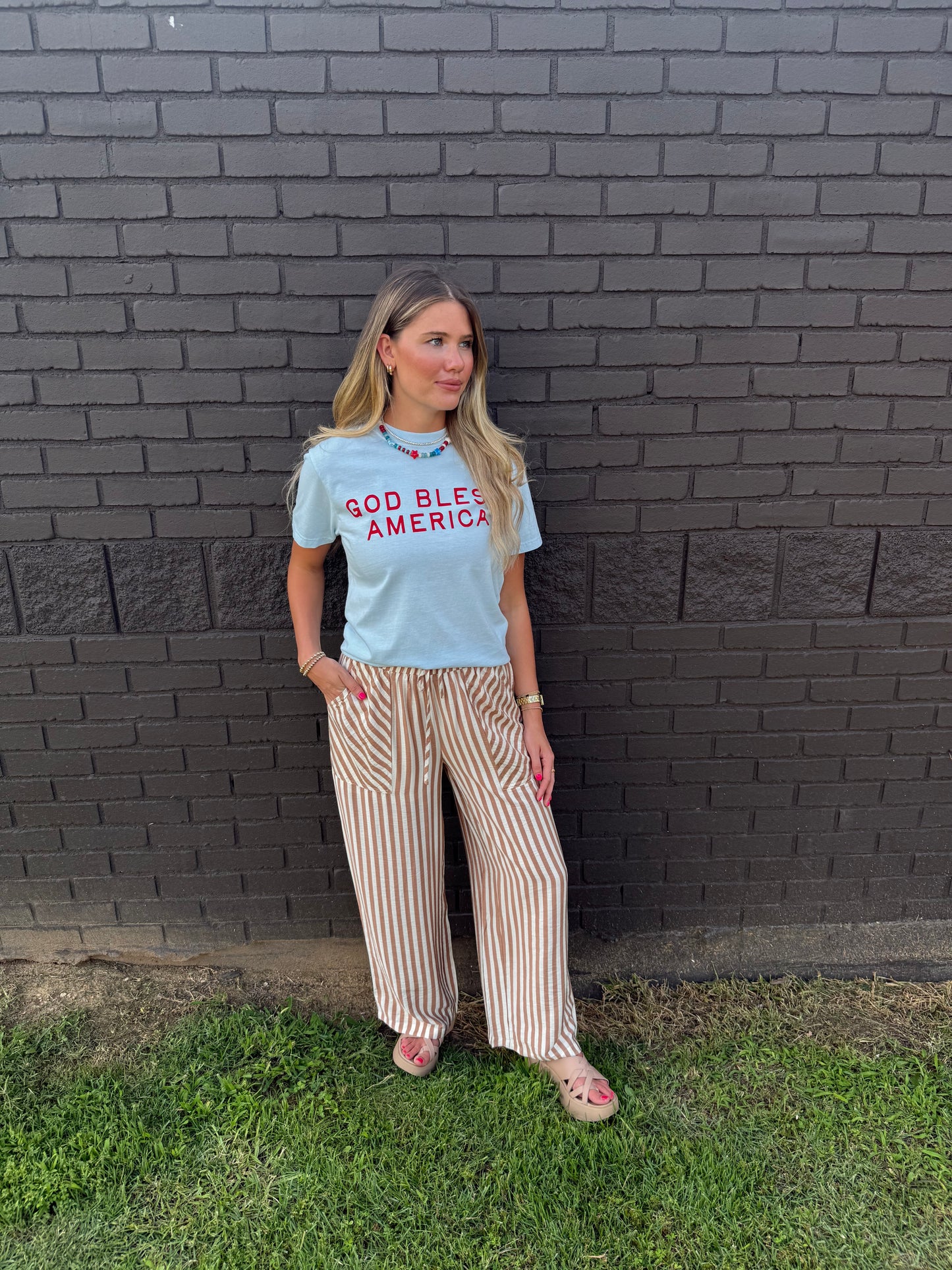 Beachy Stripe Pants
