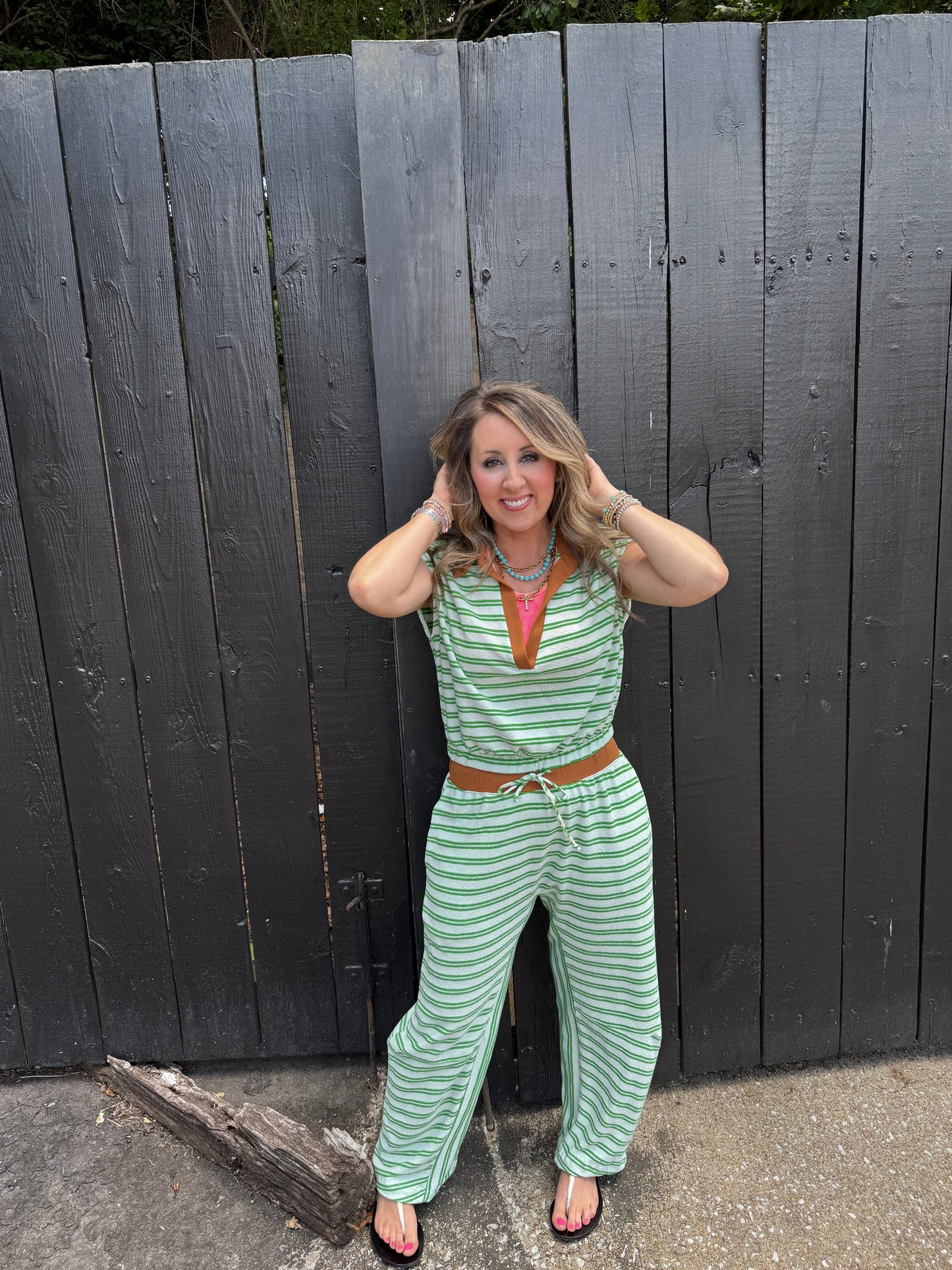 Capri Stripe Top