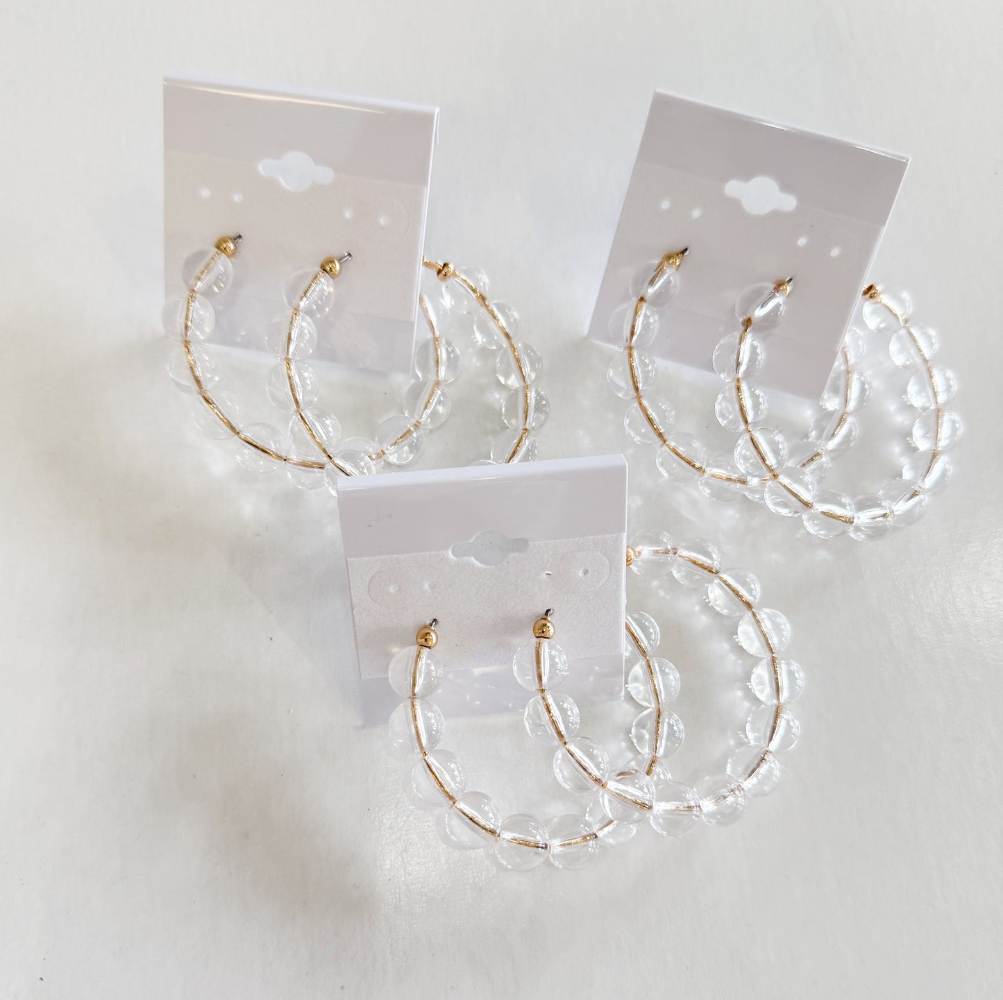 Clear Vibes Hoops