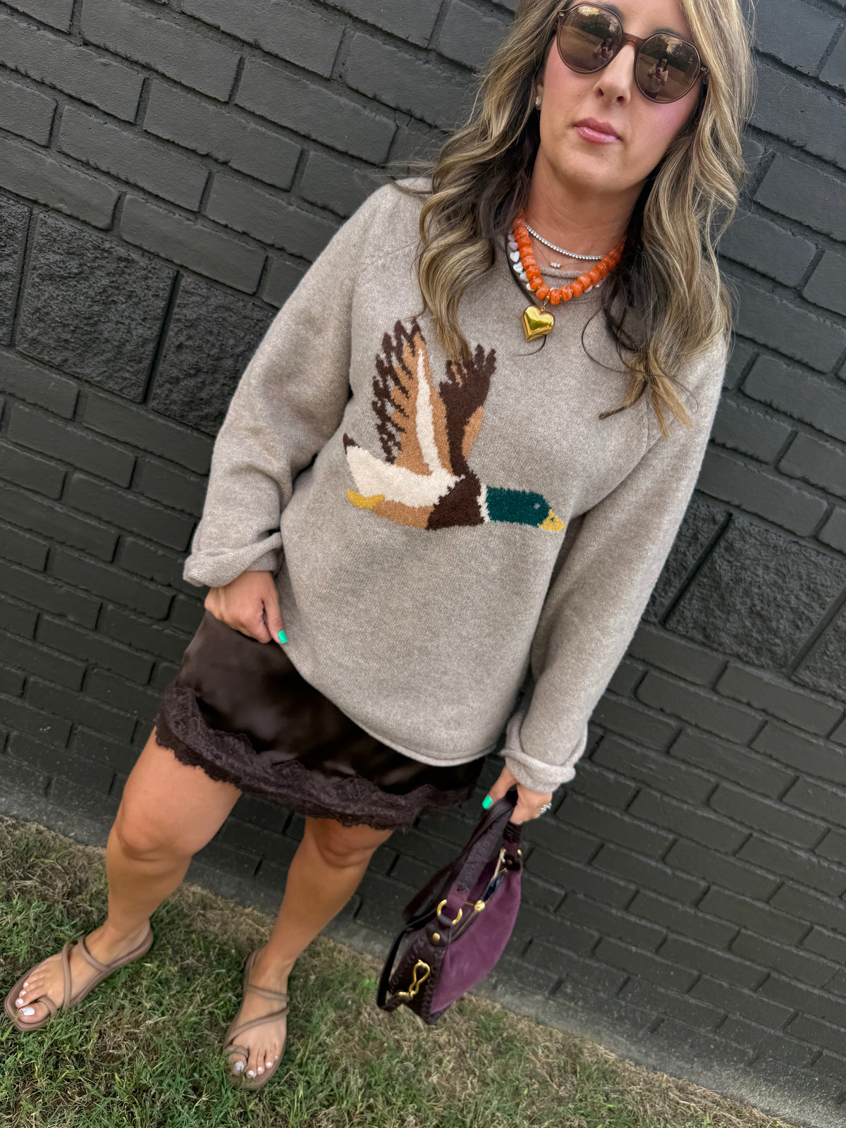Lacey Espresso Mini Skort