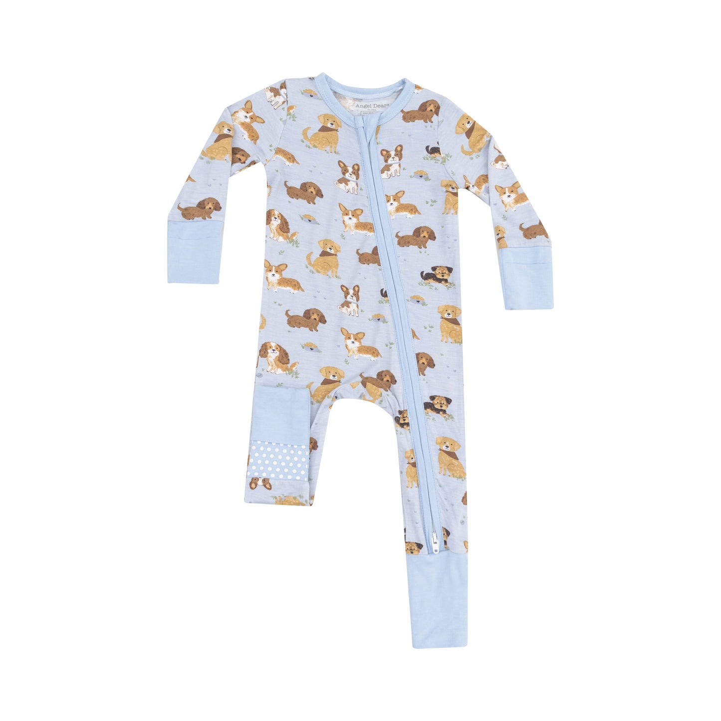 Angel Dear Best Friends Dog Blue Romper