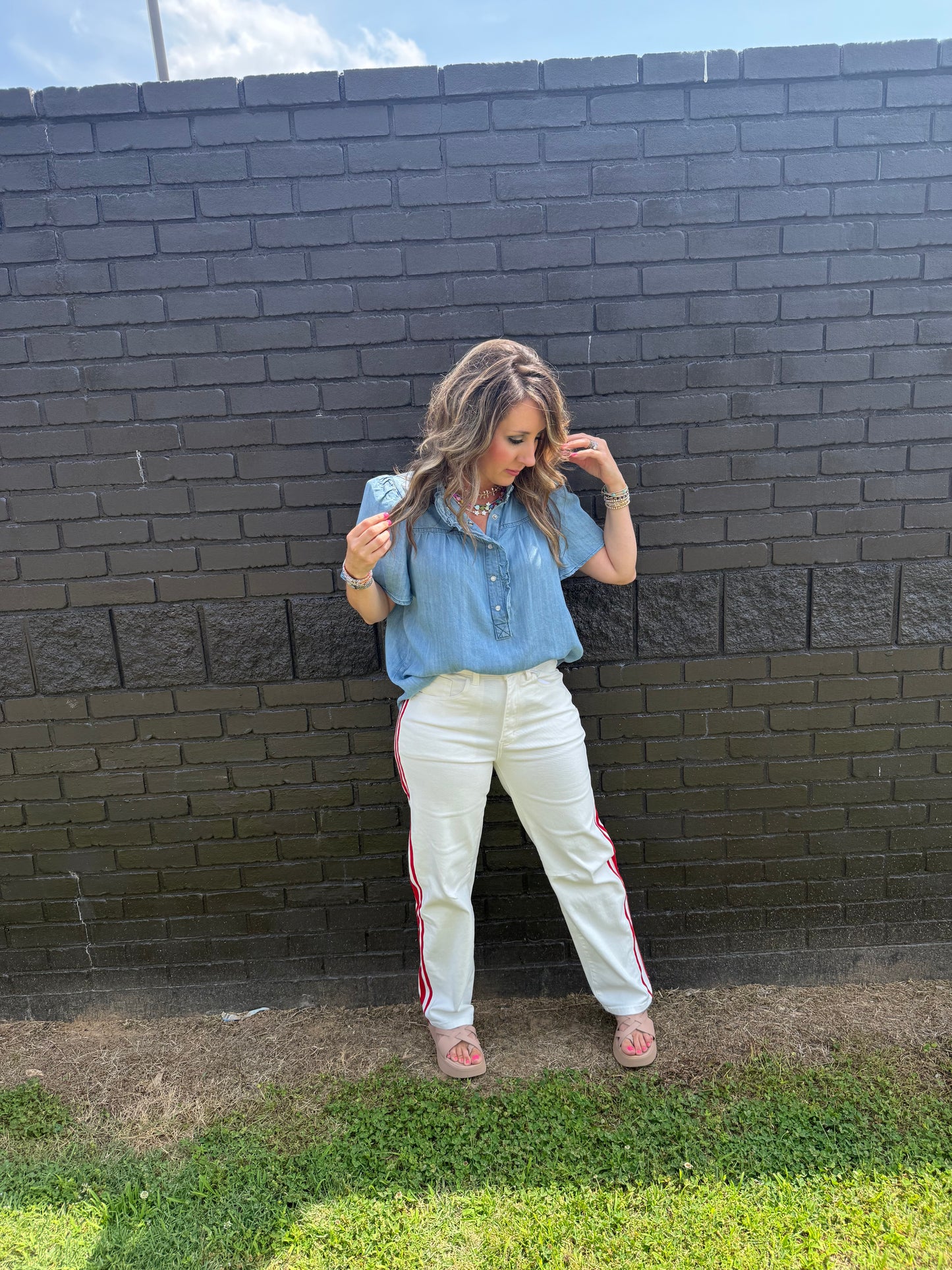 American Honey White Jeans