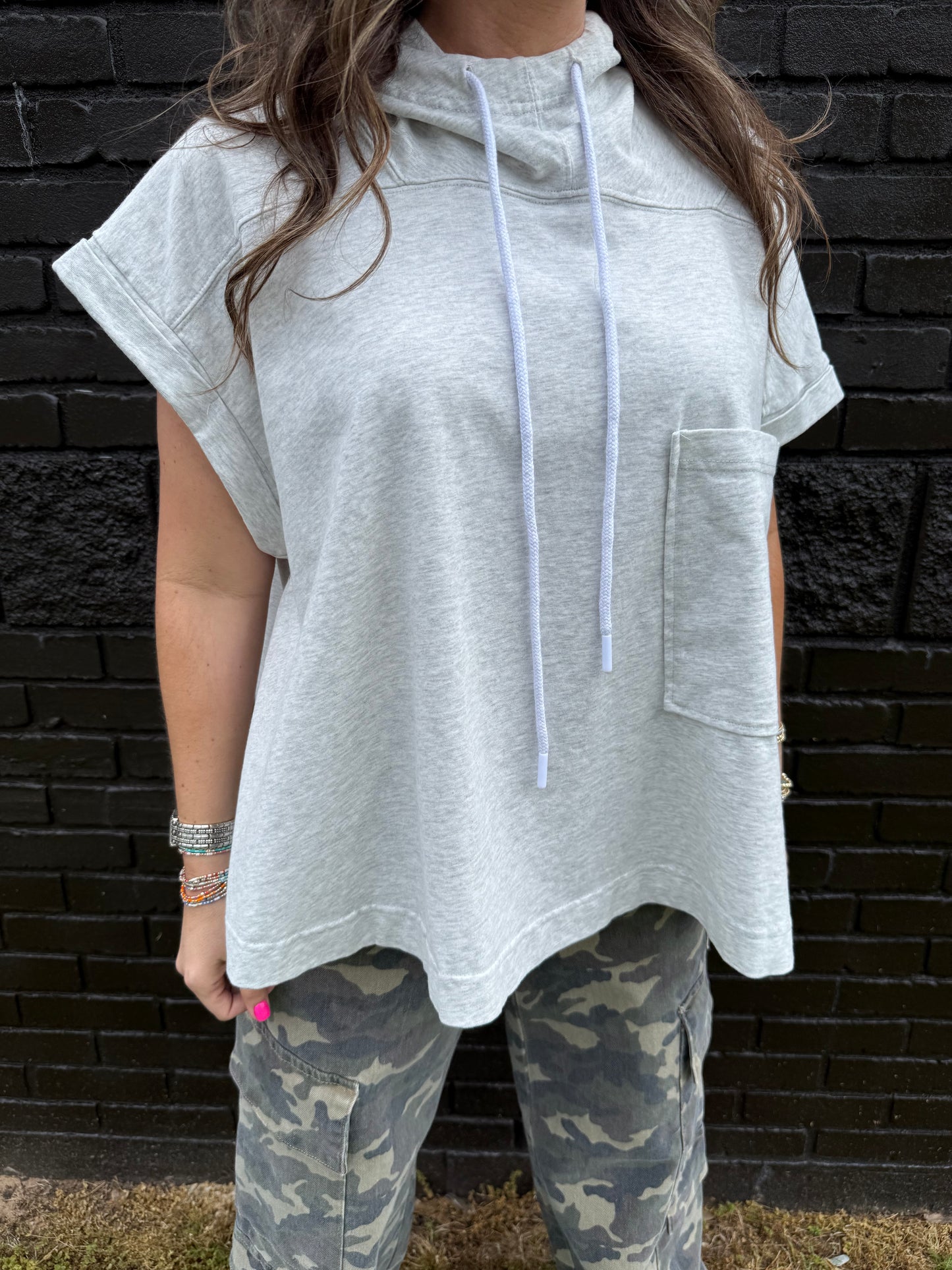 Tilda Grey Top