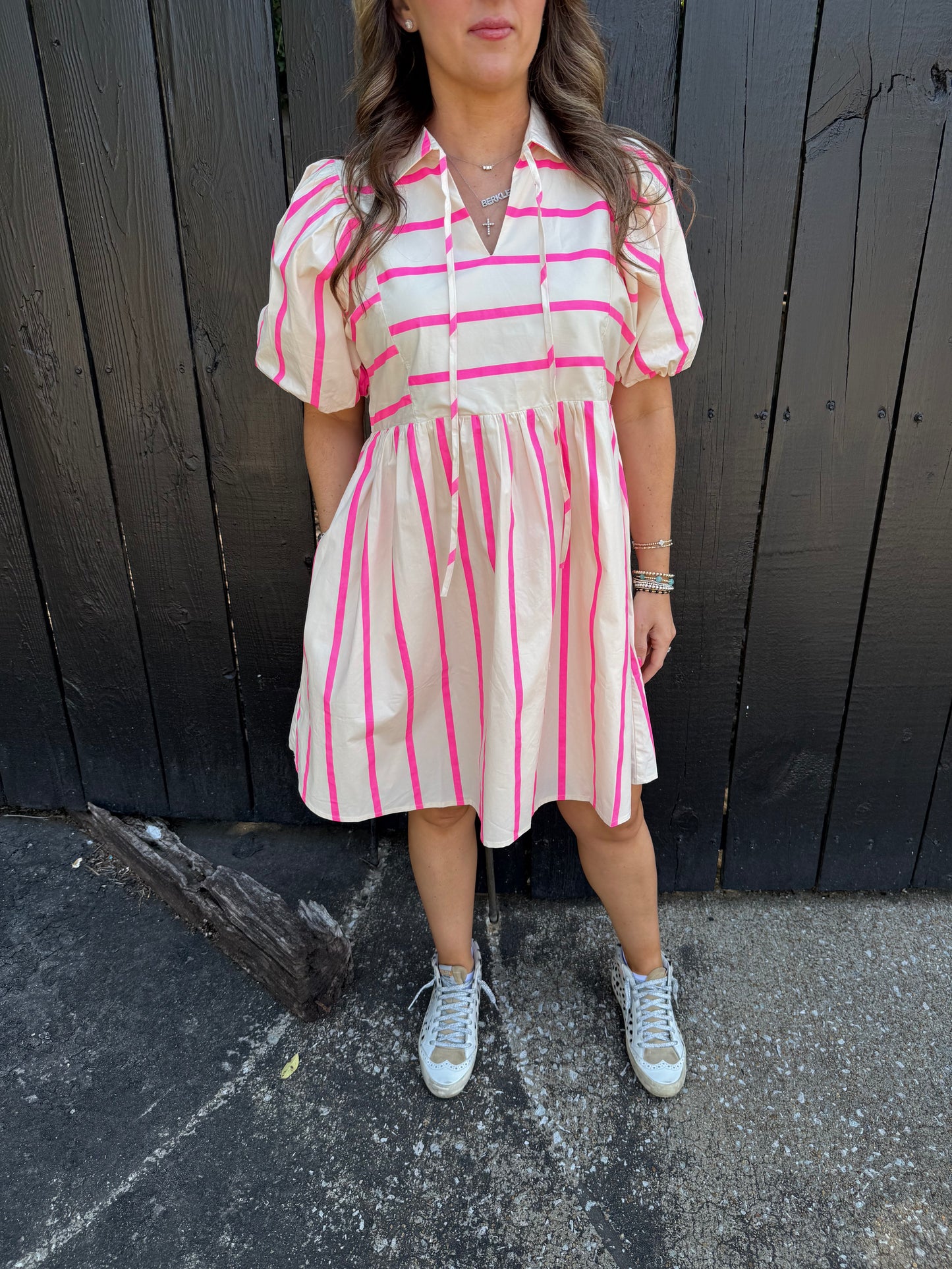 Sallie Stripe Dress
