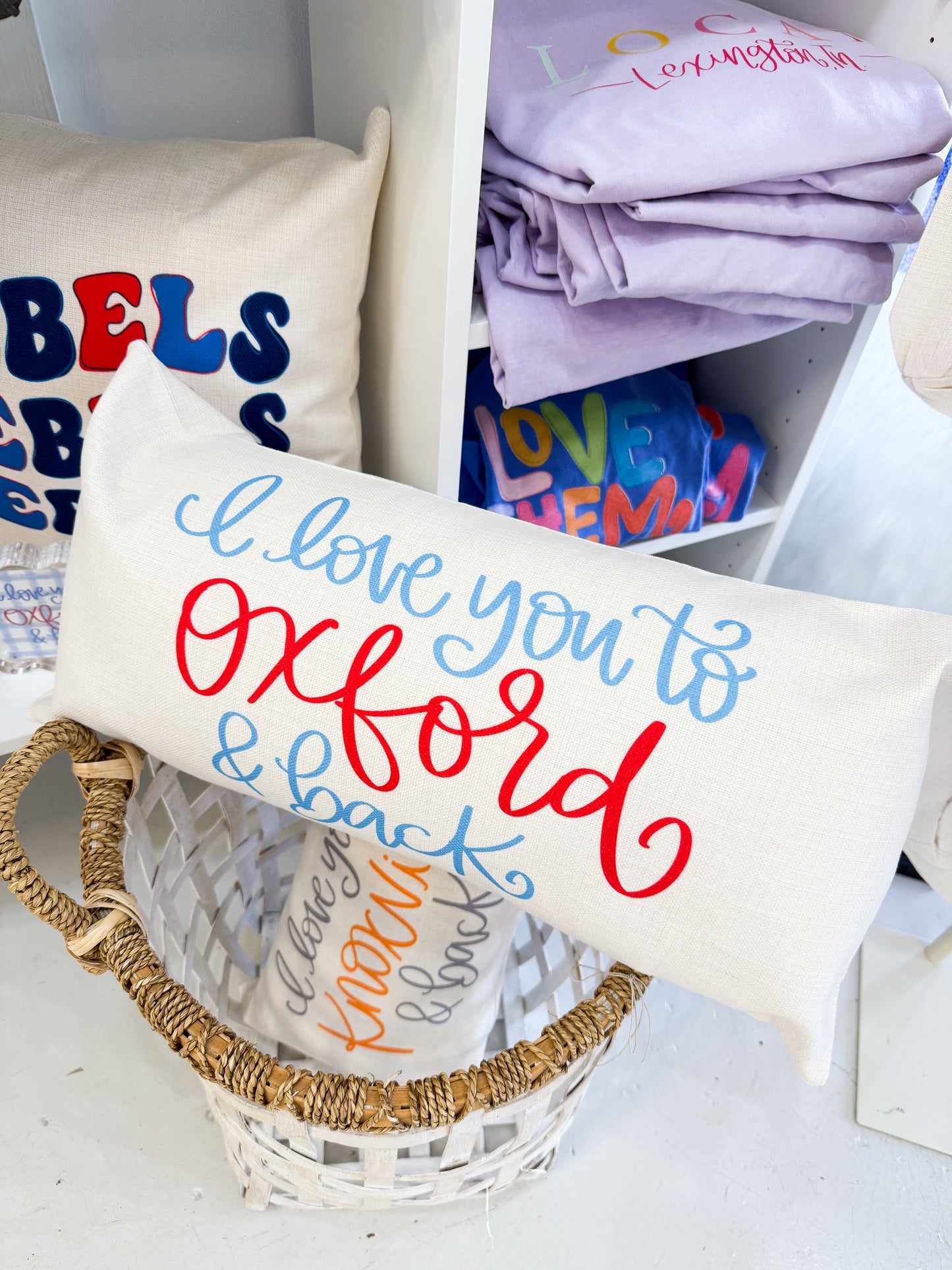 I Love You Oxford Pillow
