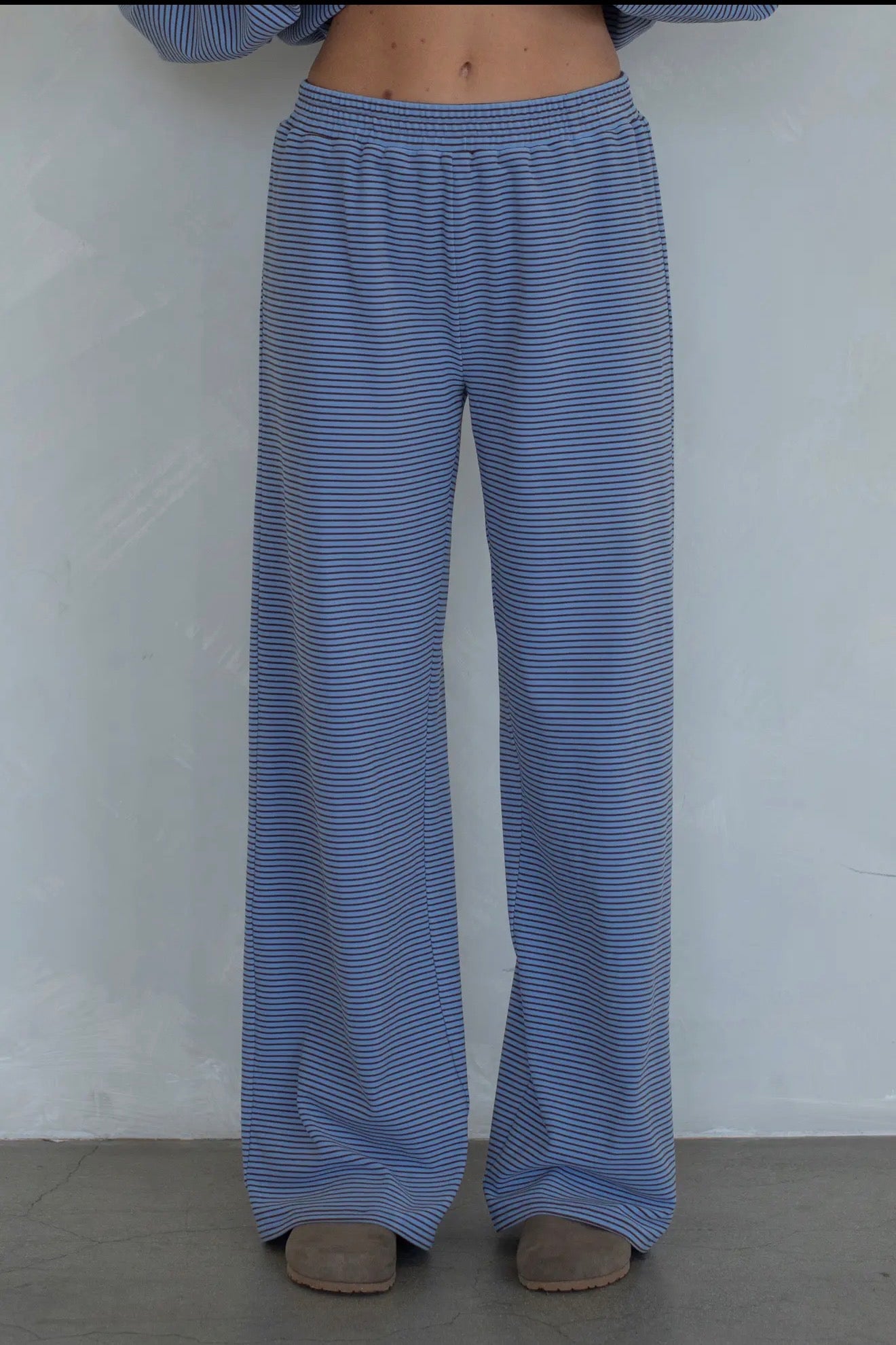 Levi Stripe Pants Blue