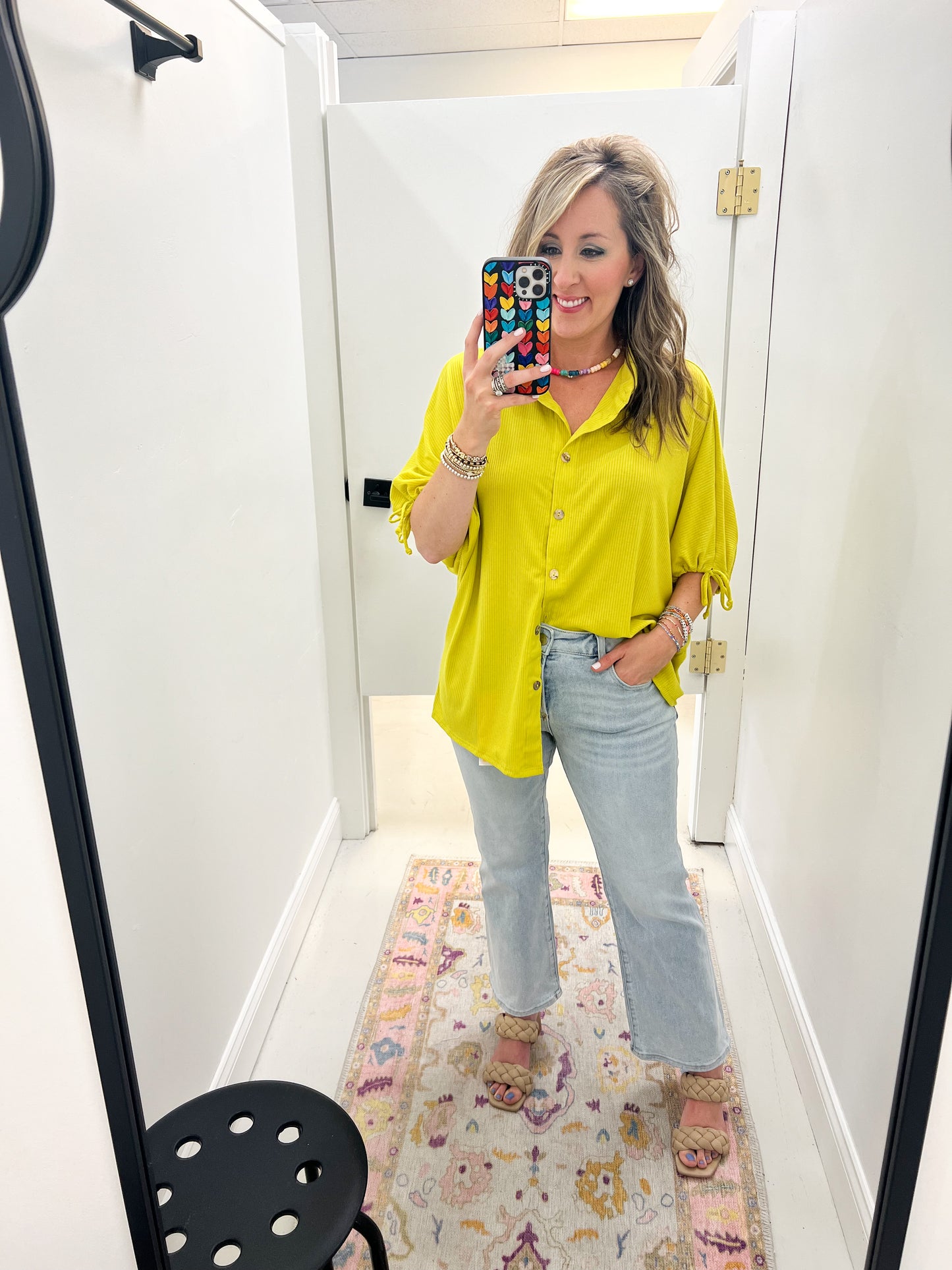 Zia Lime Top
