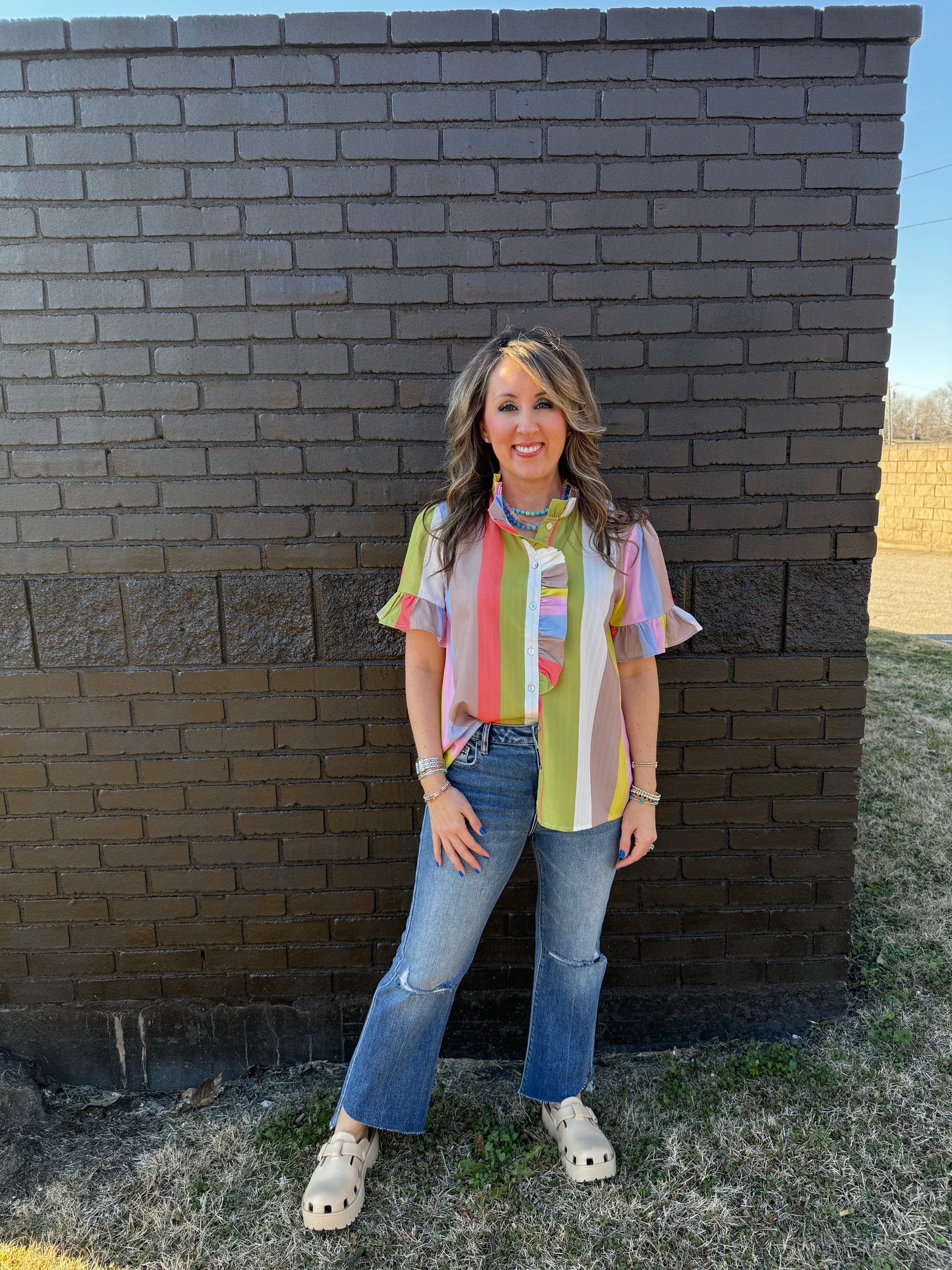 Dakota Stripe Top