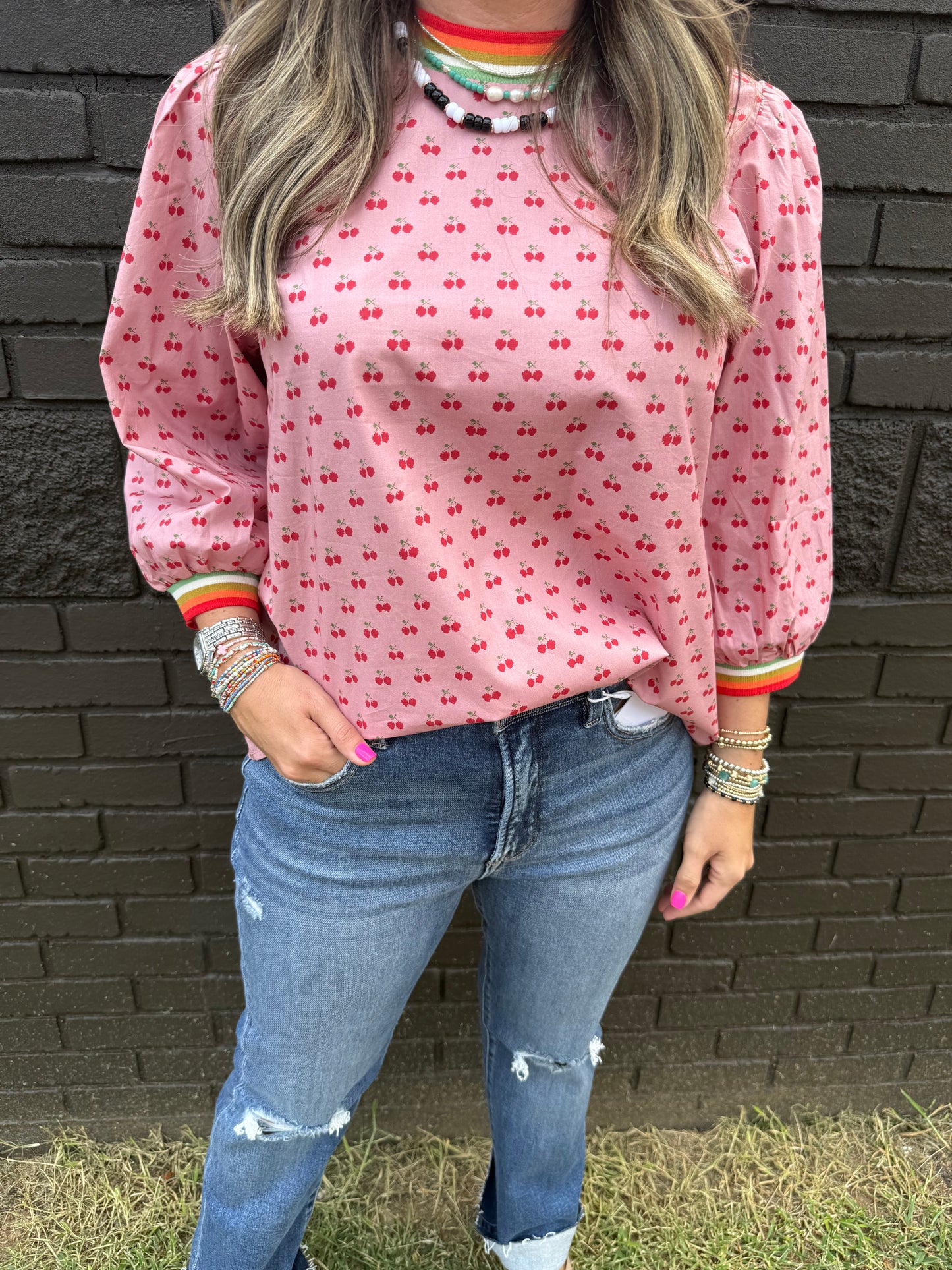Mila Cherry Top