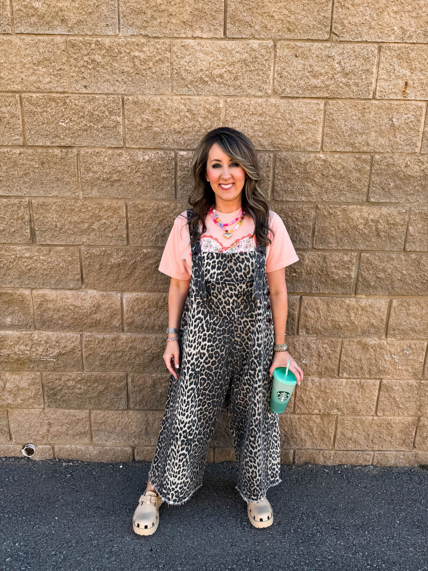 Bailey Leopard Overalls