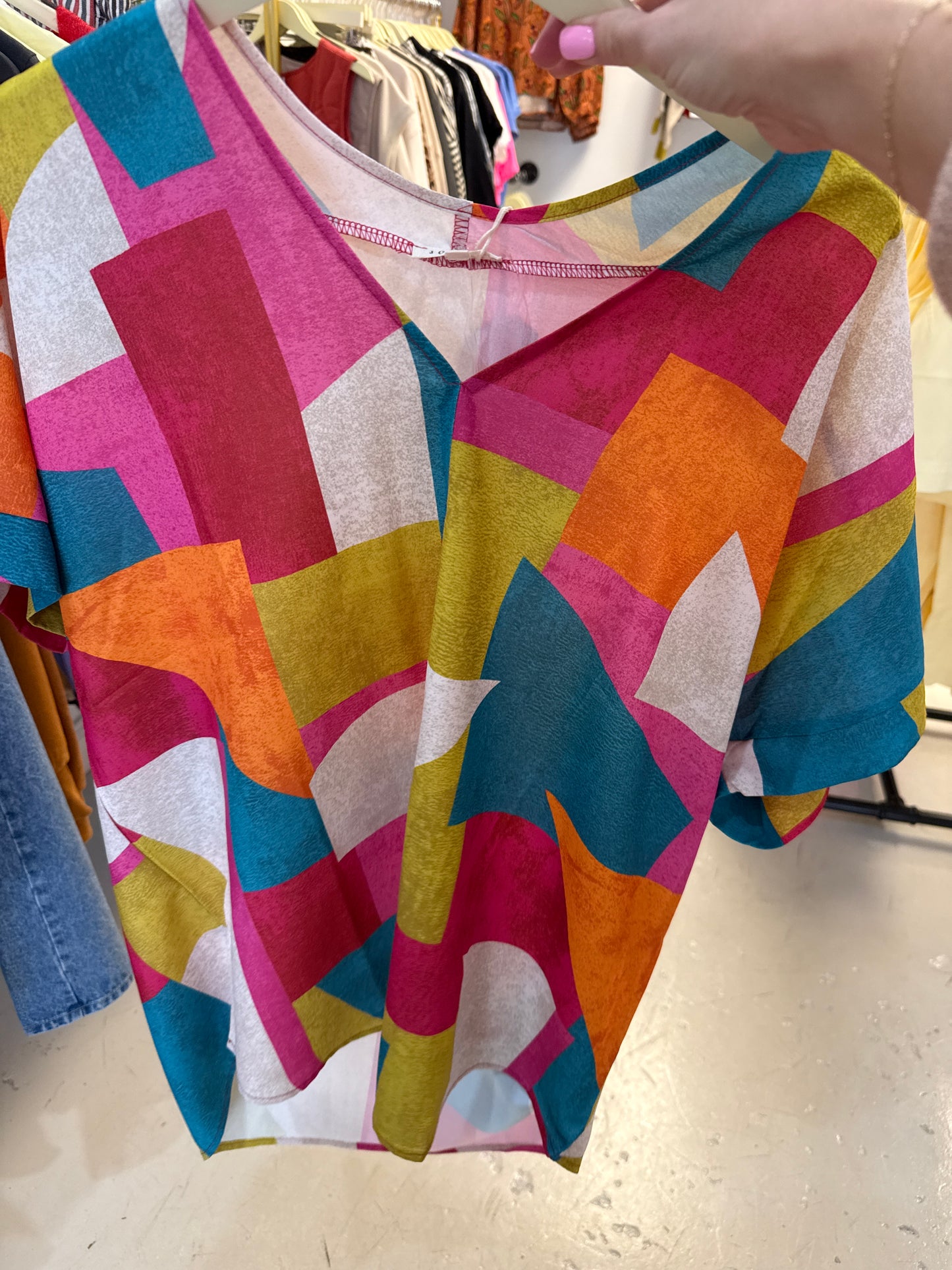 Geometric Colorful Top