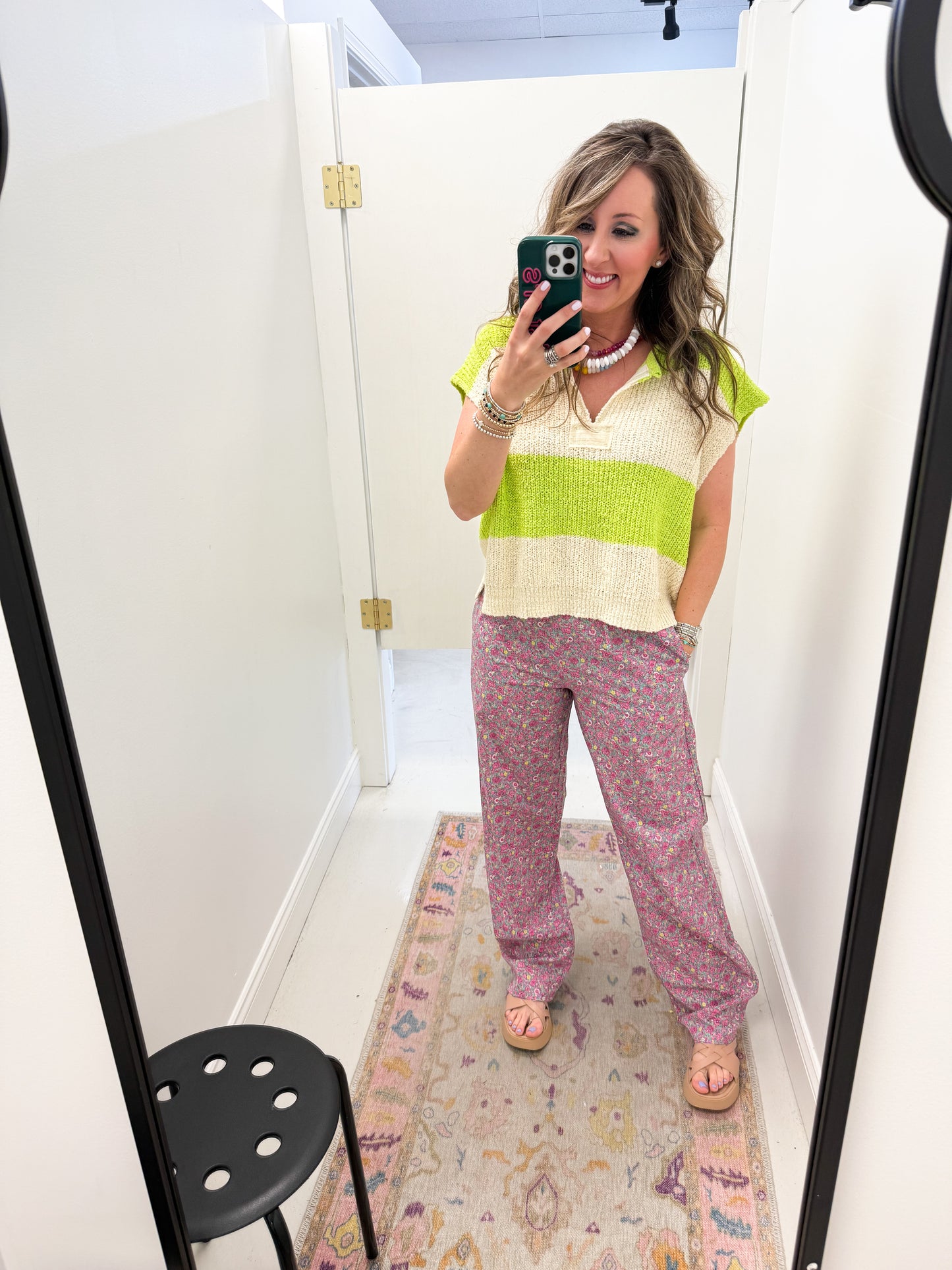 Bailey Boxy Sweater Lime