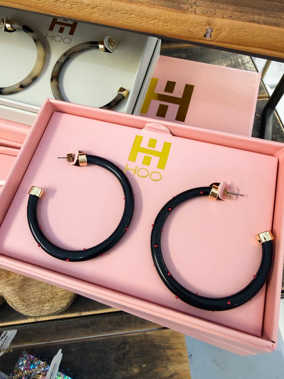 Hoo Hoops Black/Red Hoops