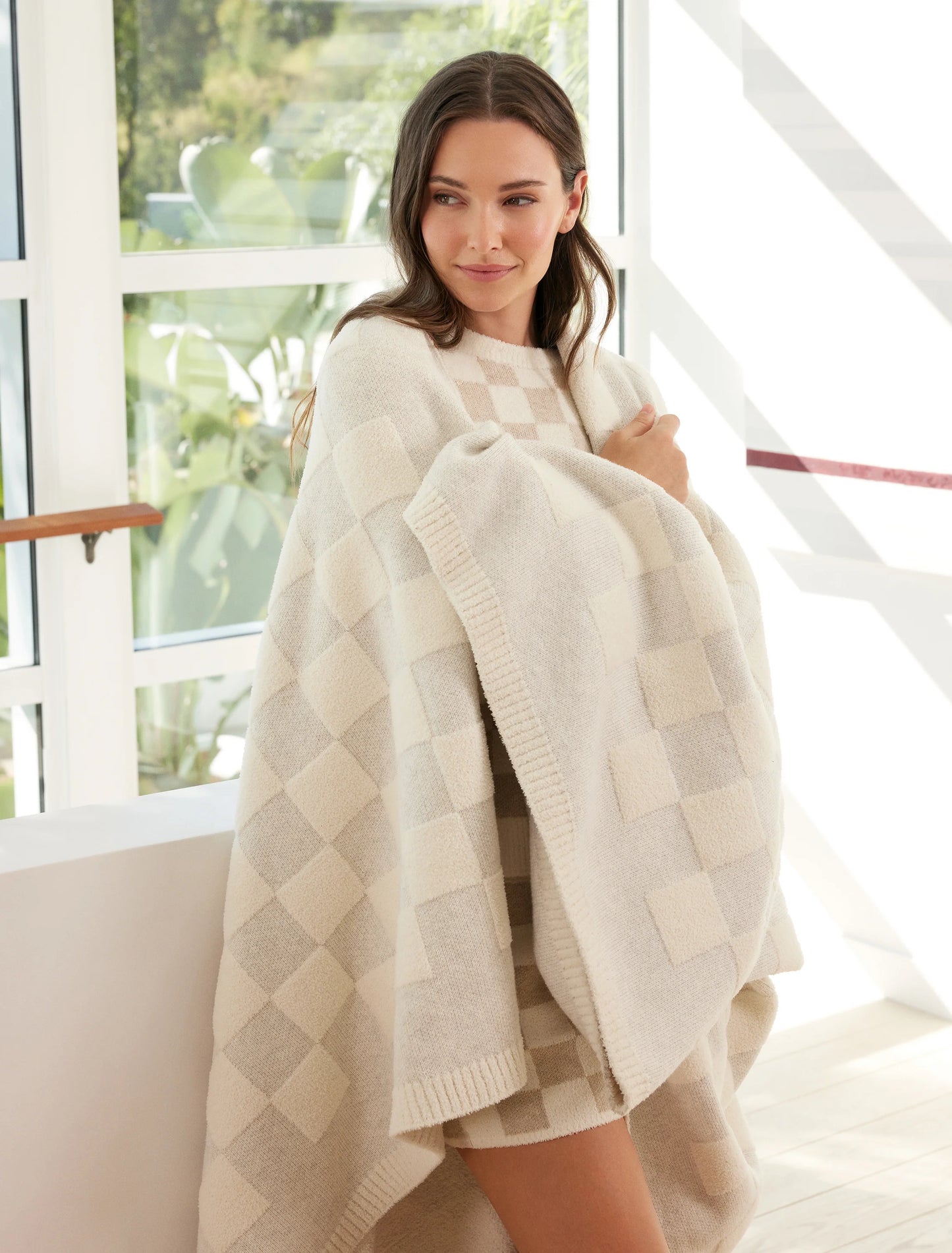 Barefoot Dreams Checkered Throw