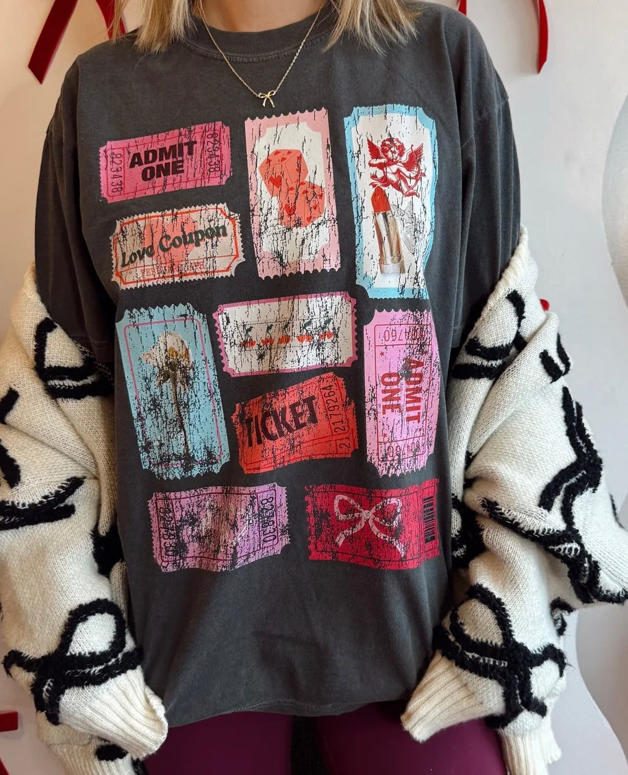 Ticket Valentines Tee