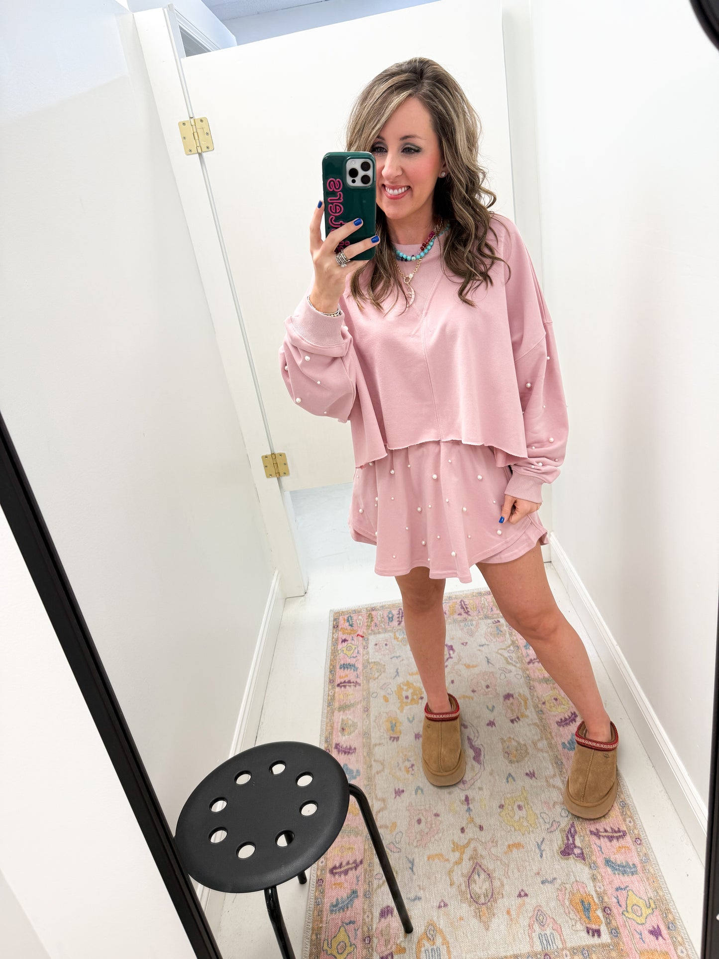 Pearly Girl Top Pink