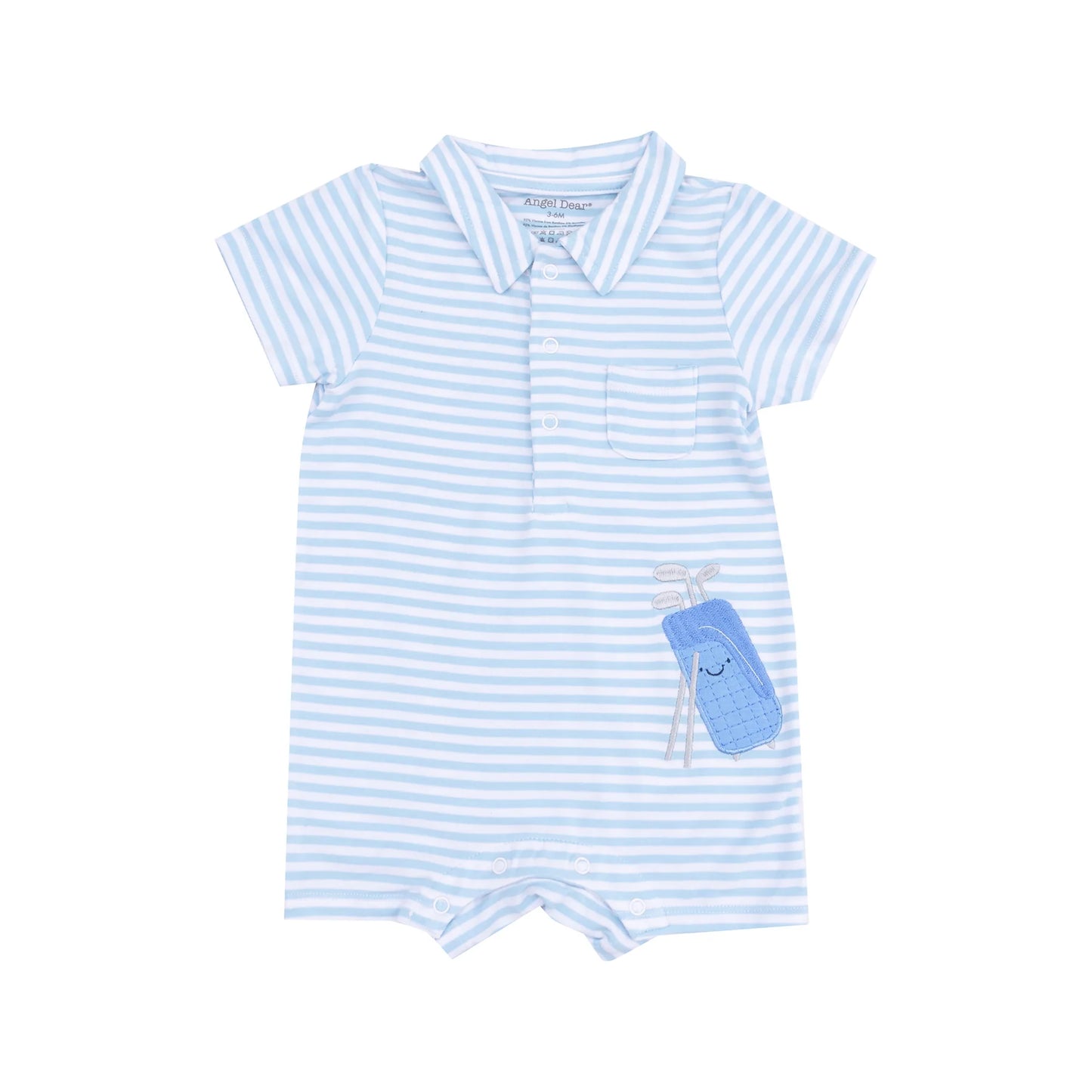 Angel Dear Golf Applique Polo Shortie With Applique