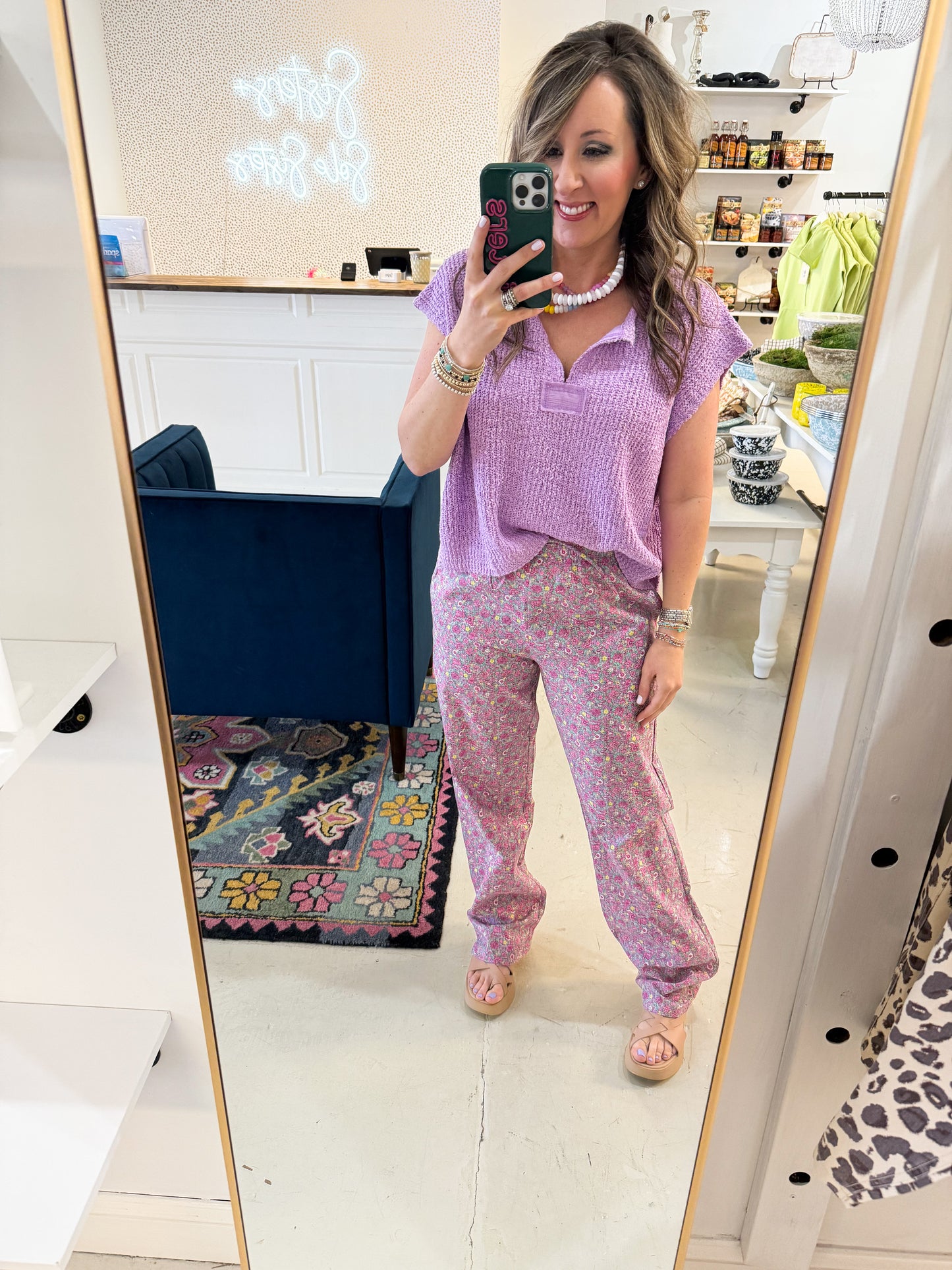 Bailey Boxy Sweater Purple