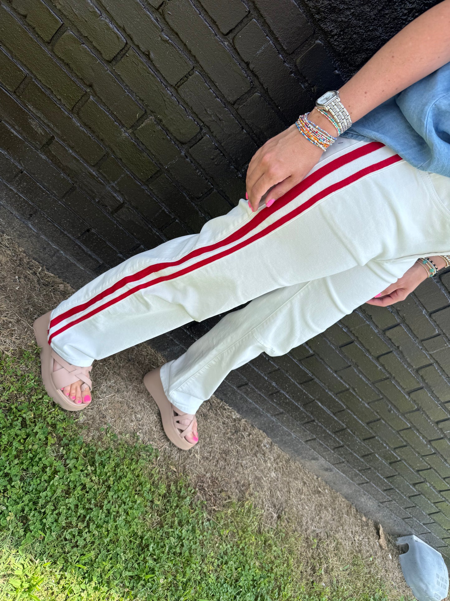 American Honey White Jeans