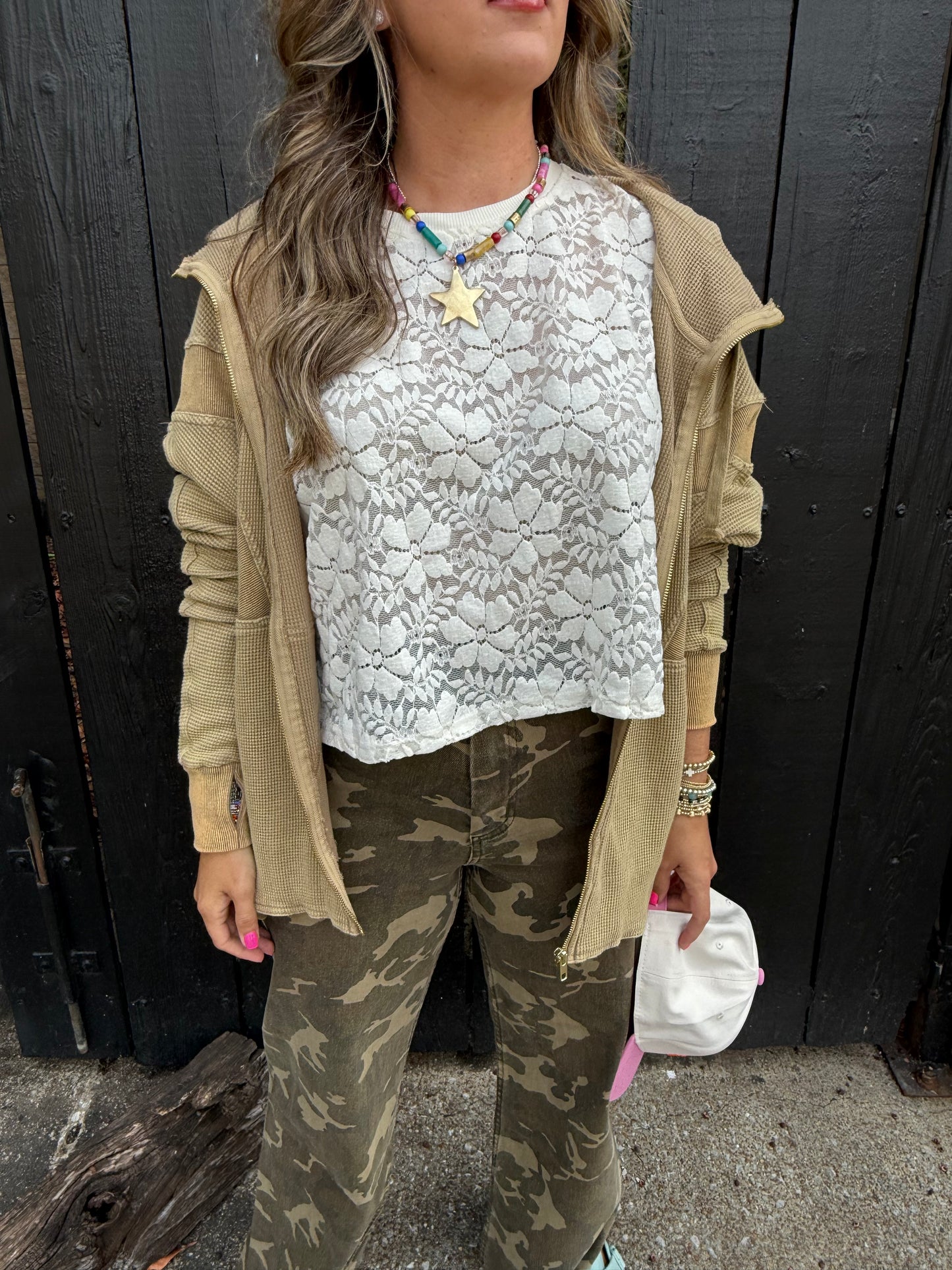 Waffle Dreams Cardi