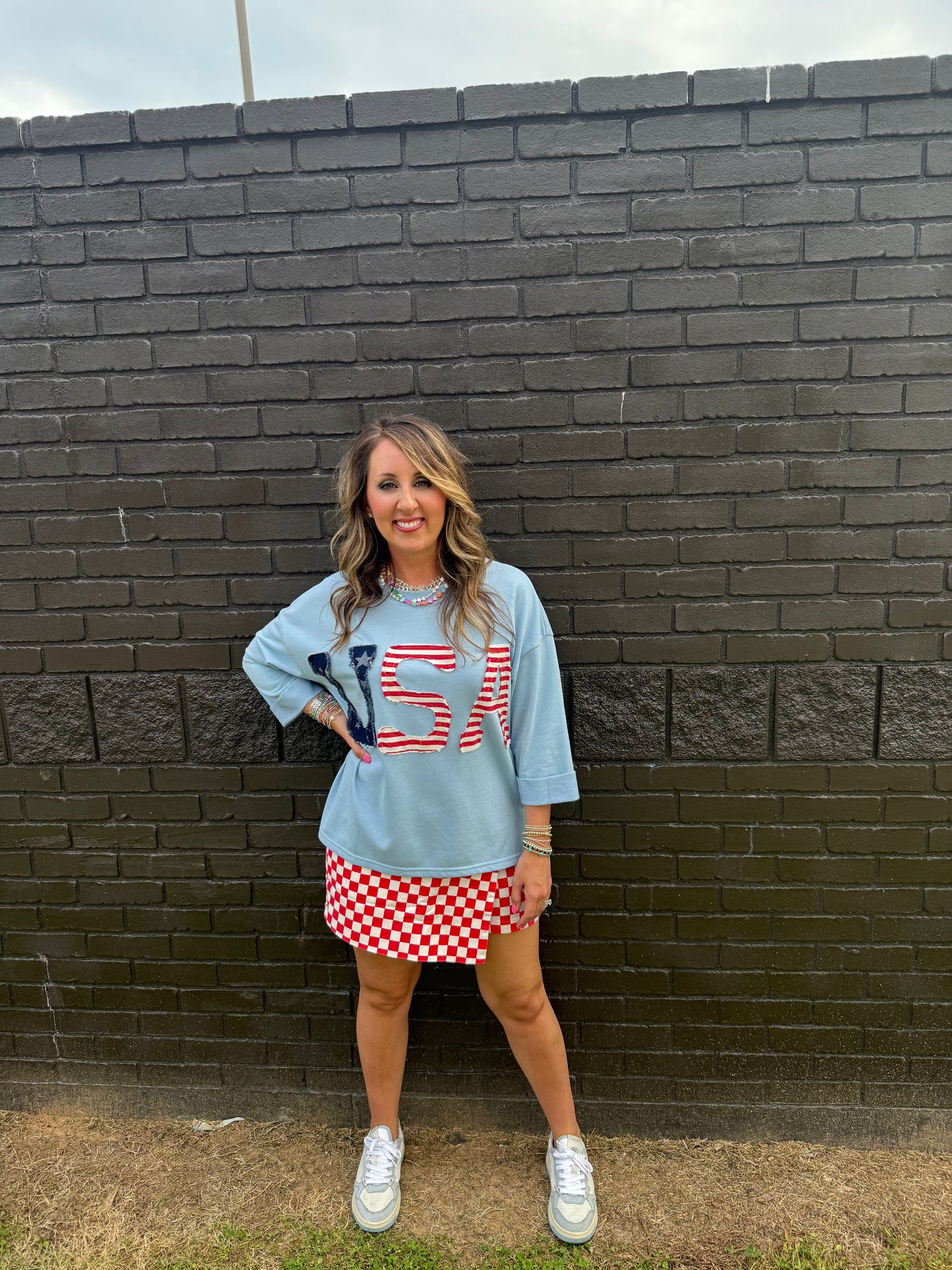 Patriot Skort Red