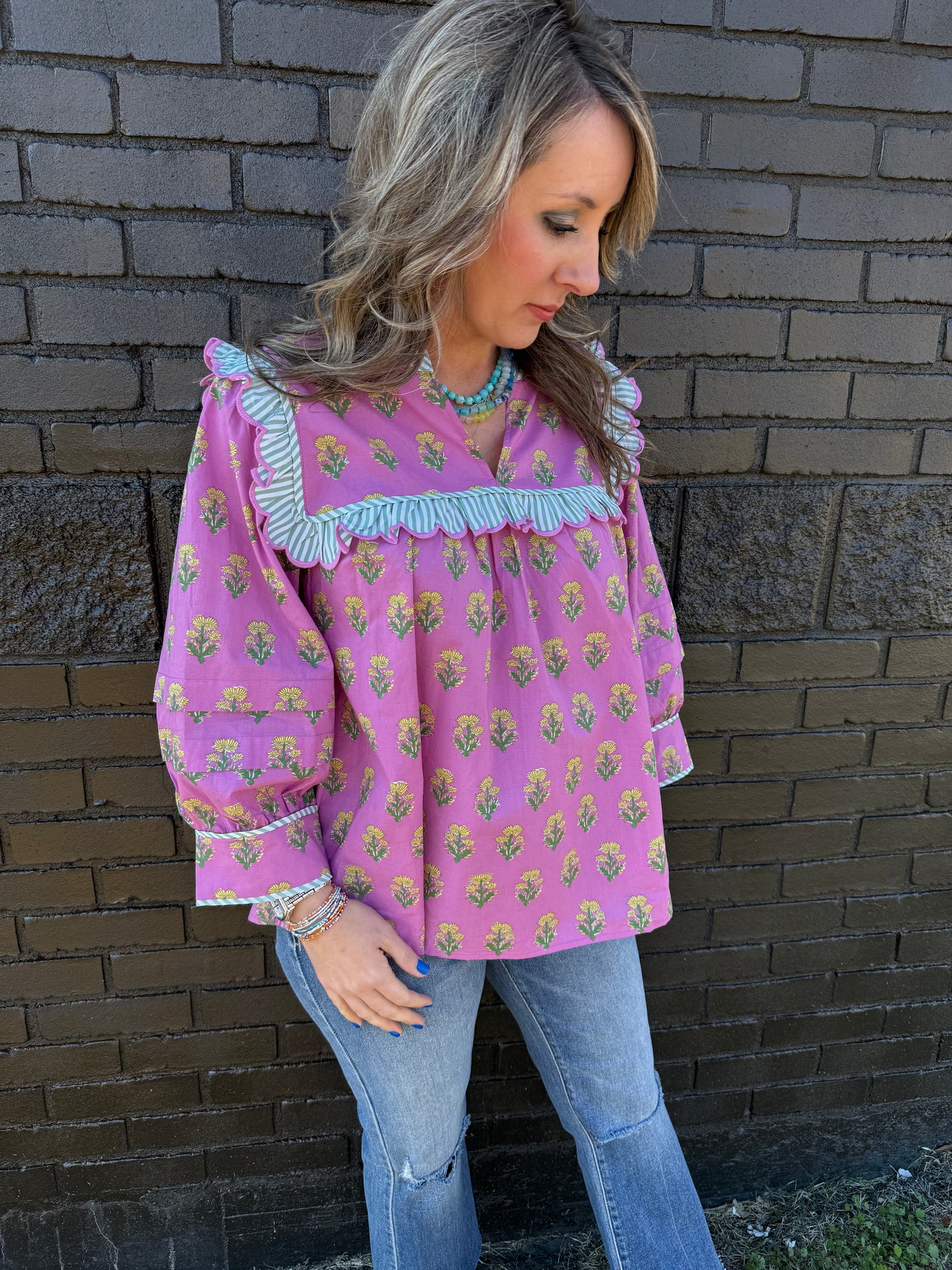 Ash Floral Top