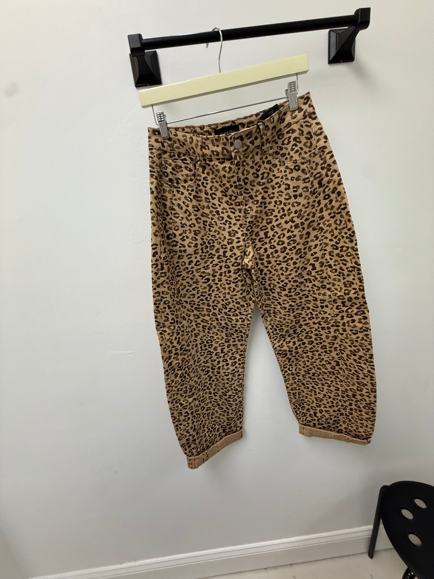 Carter Leopard Barrel Jeans