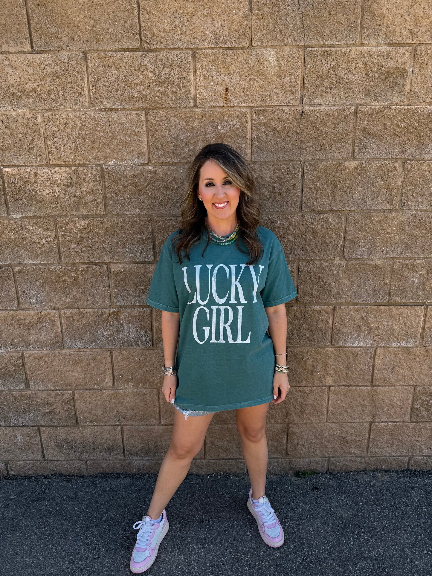 Lucky Girl Graphic Tee