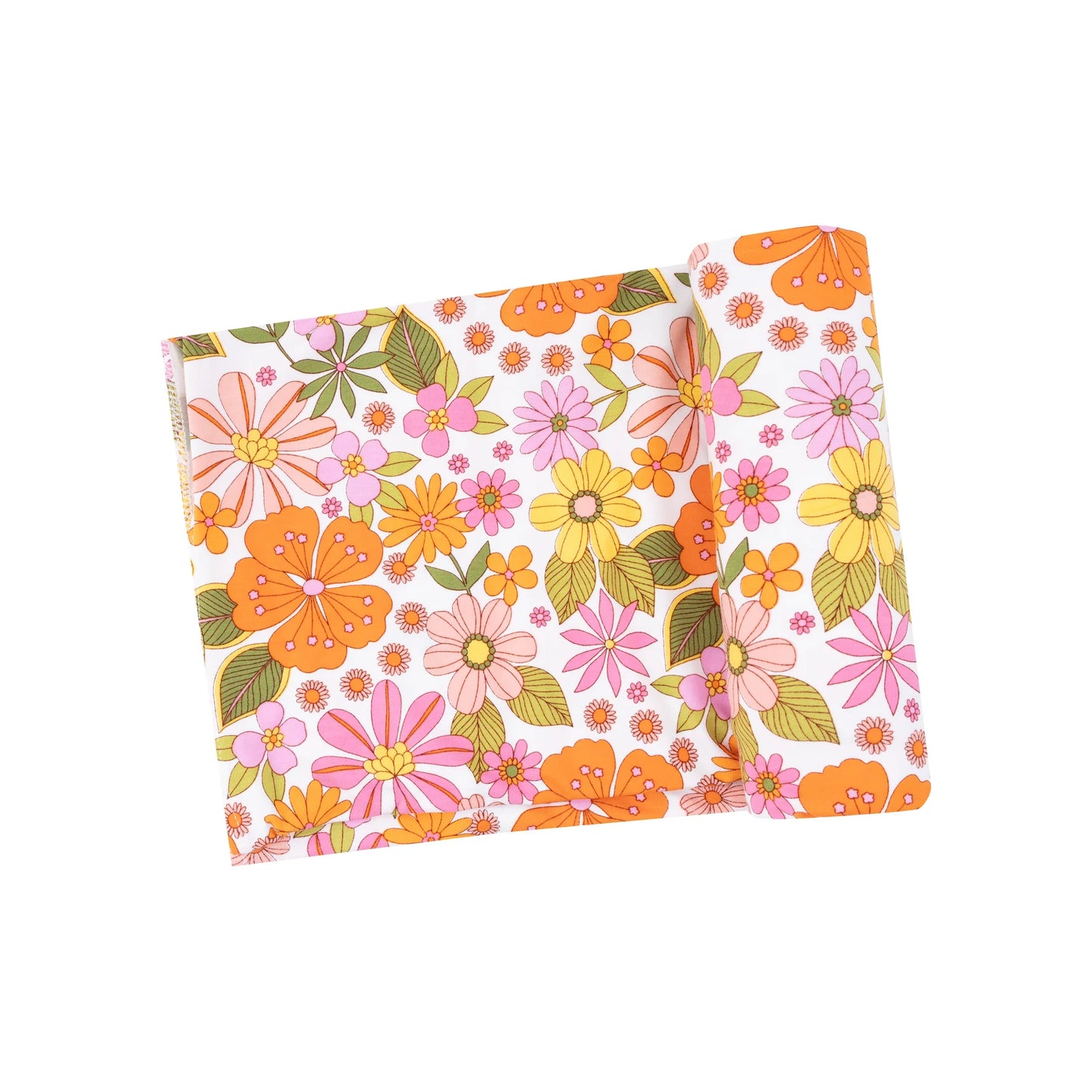 Angel Dear Boho Beachy Floral Swaddle Blanket