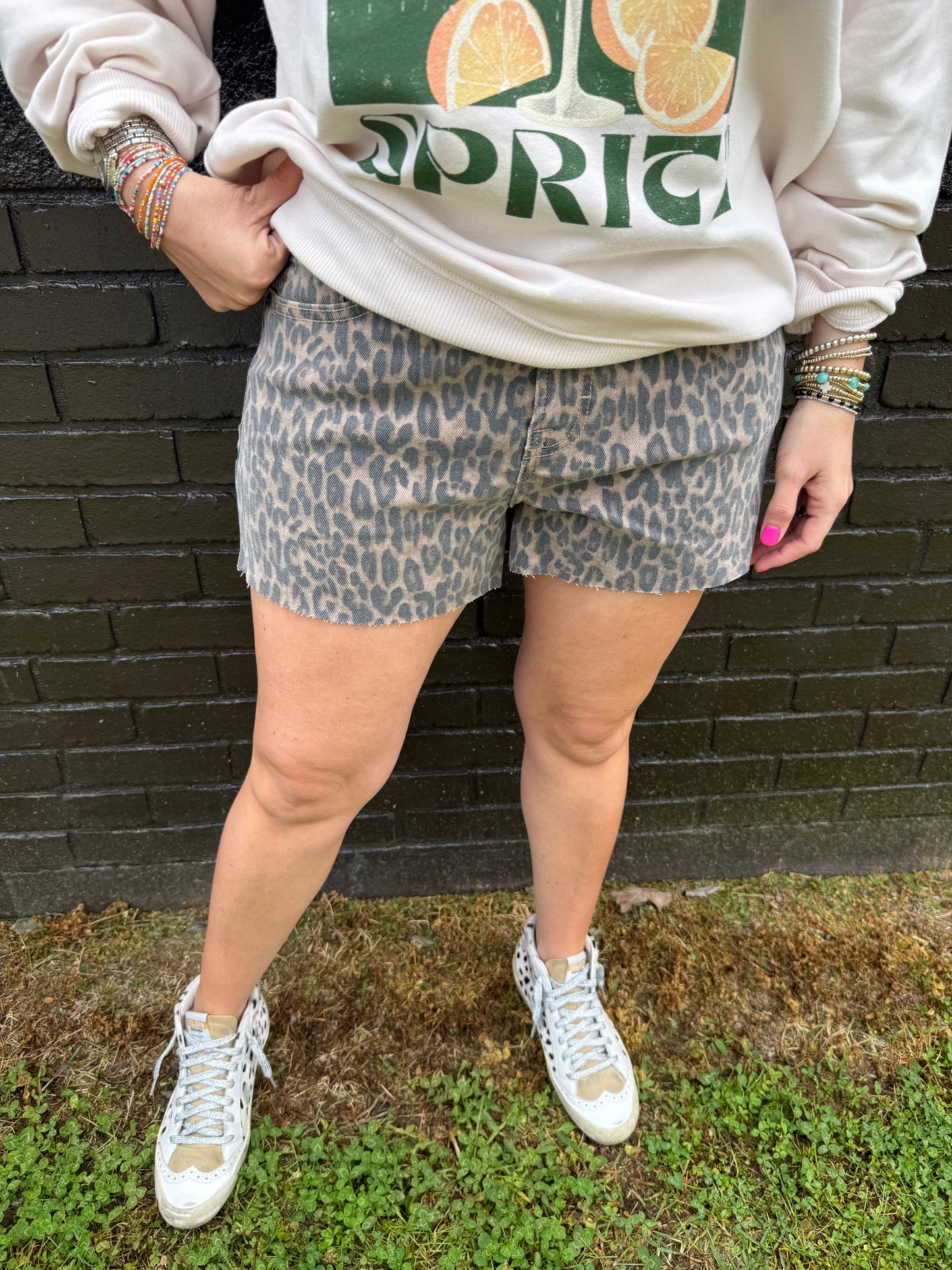 Kenz HR Leopard Shorts