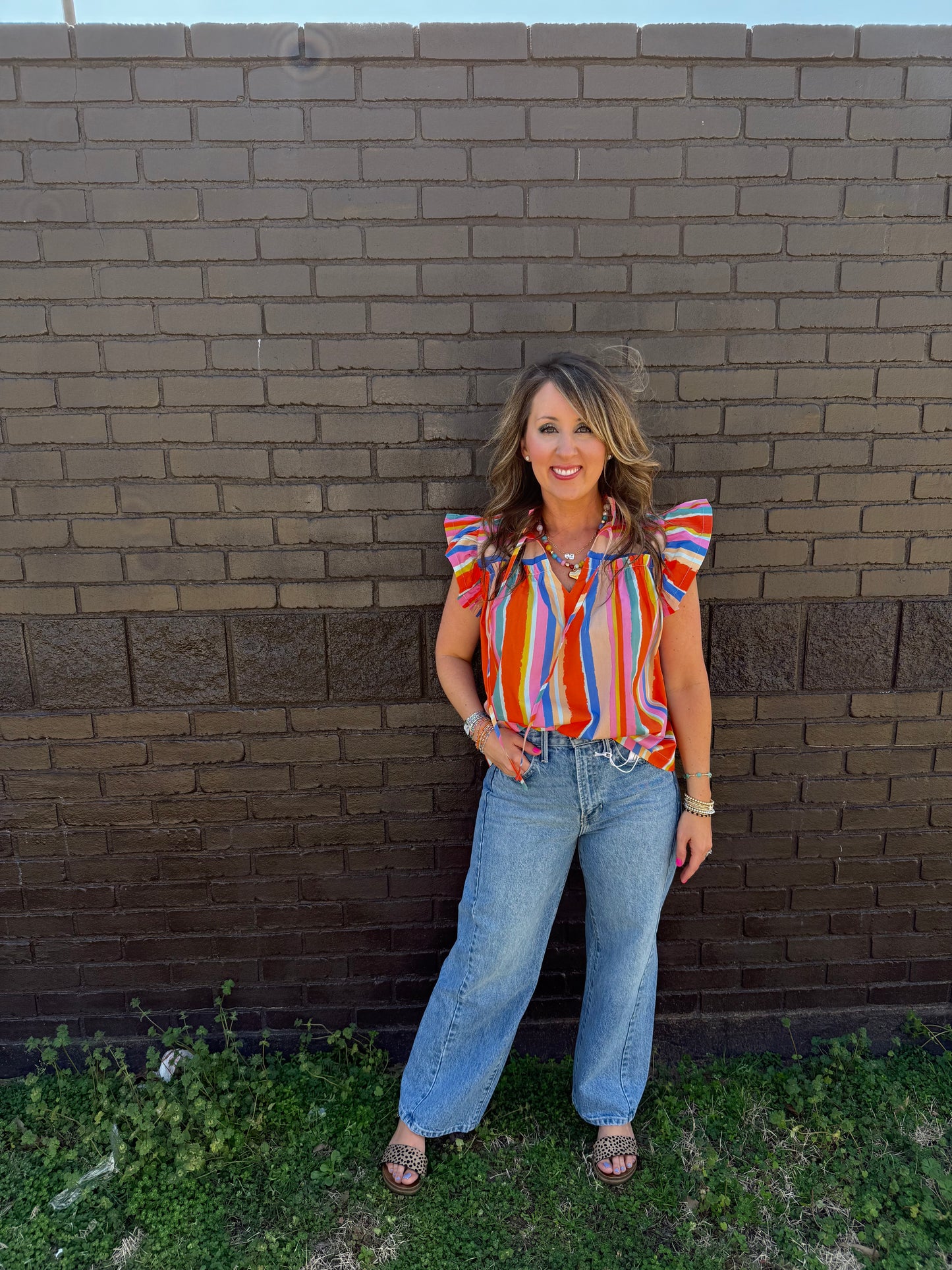 Saylor Stripe Top