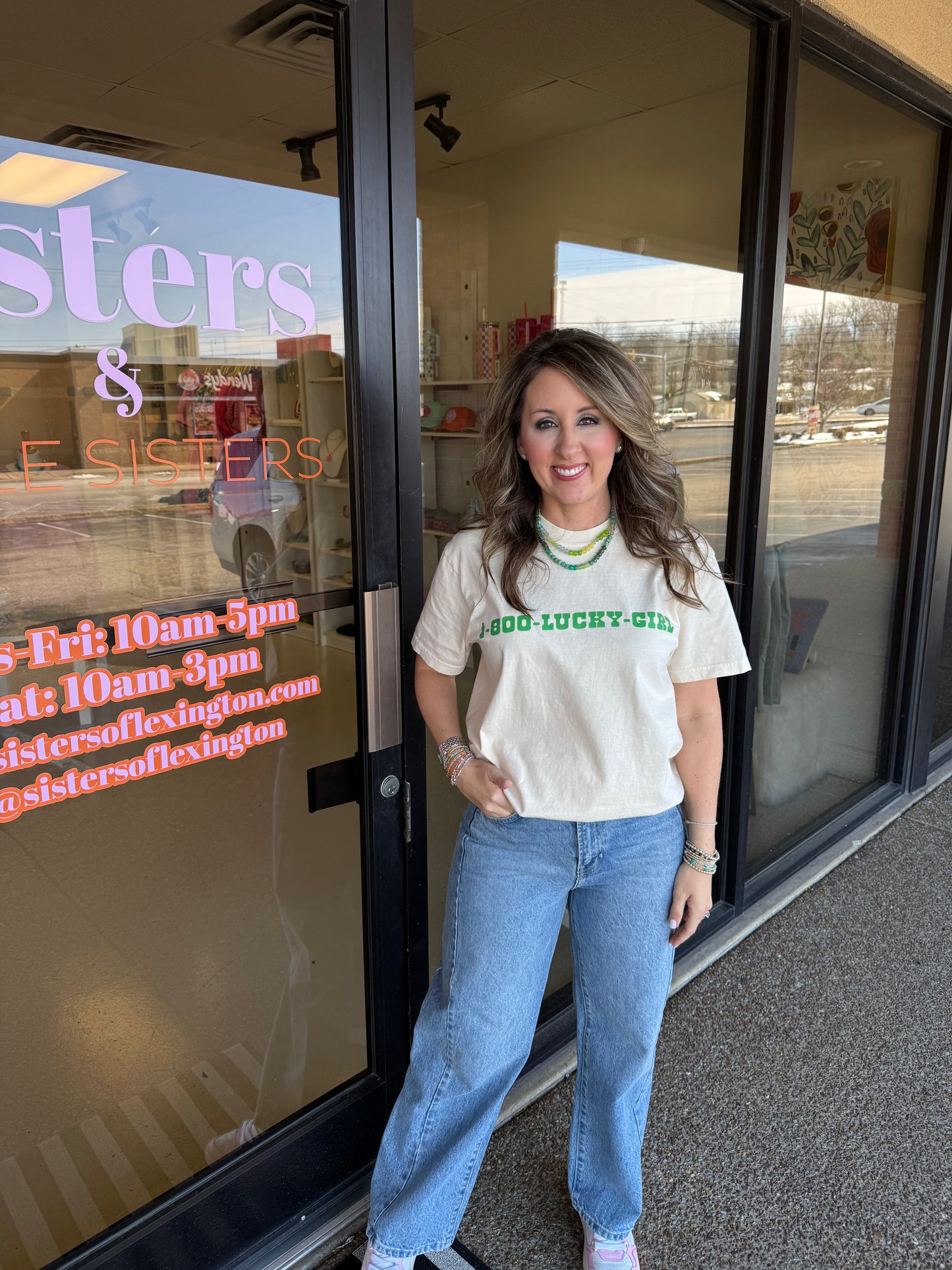 1-800-Lucky-Girl Graphic Tee