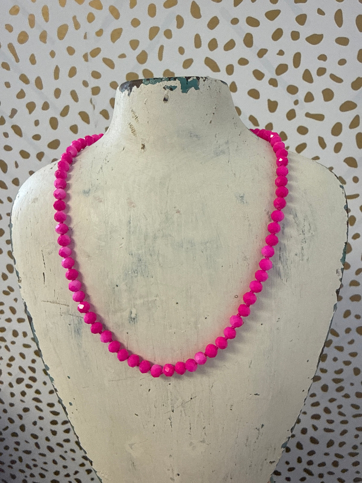 Barb Hot Pink Necklace