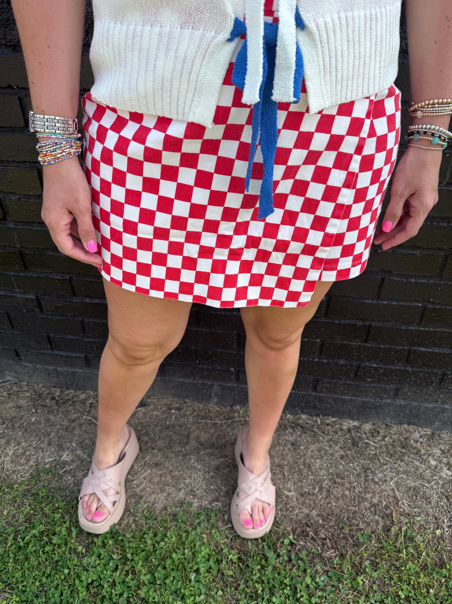 Patriot Skort Red