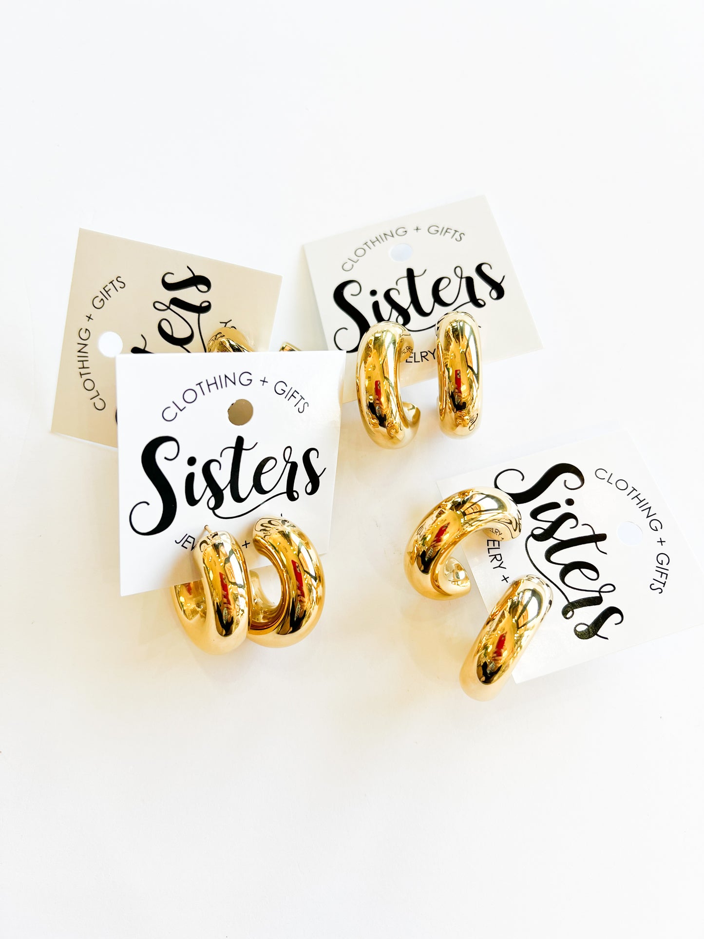 Chunky Hoop Earrings