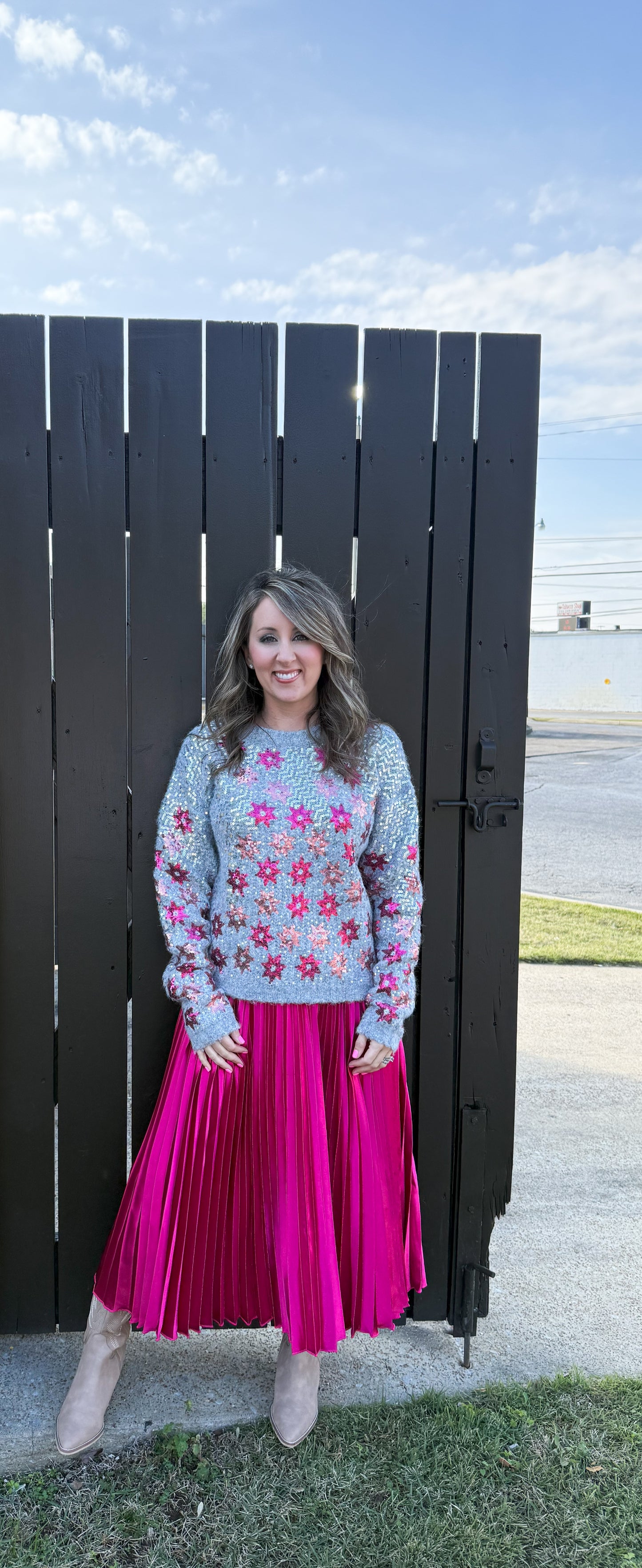 Shimmering Skirt Pink