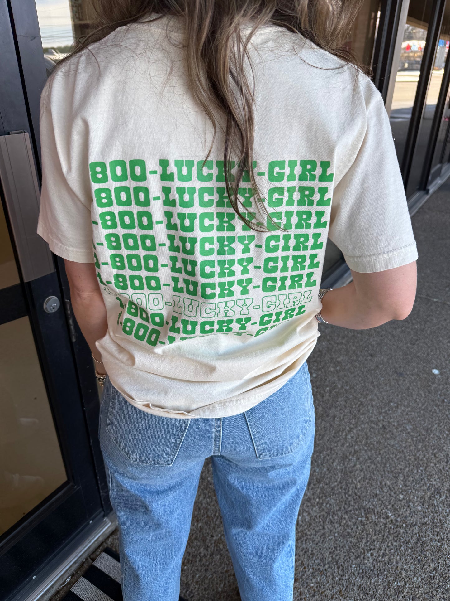 1-800-Lucky-Girl Graphic Tee