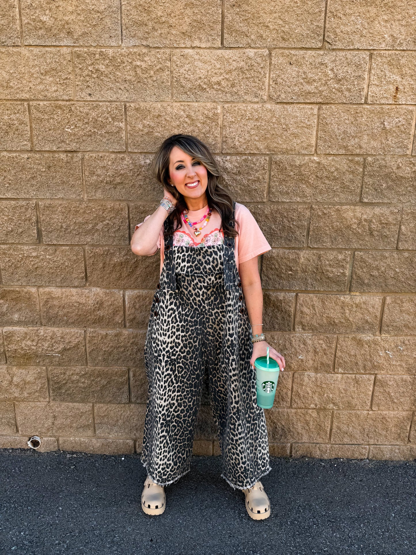 Bailey Leopard Overalls