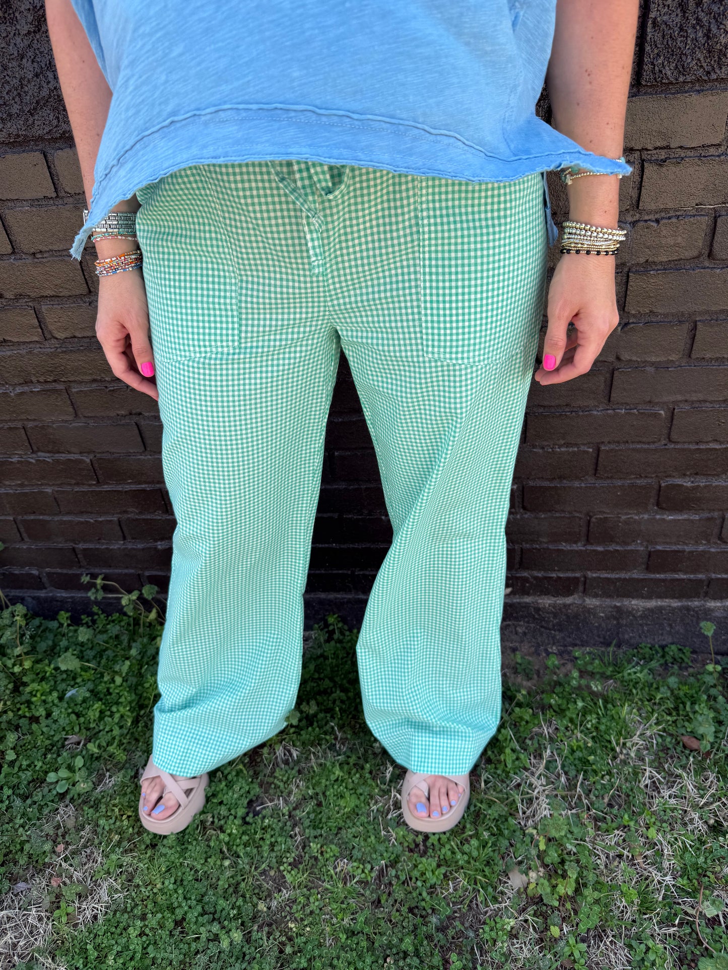 Bay Gingham Boxer Pants