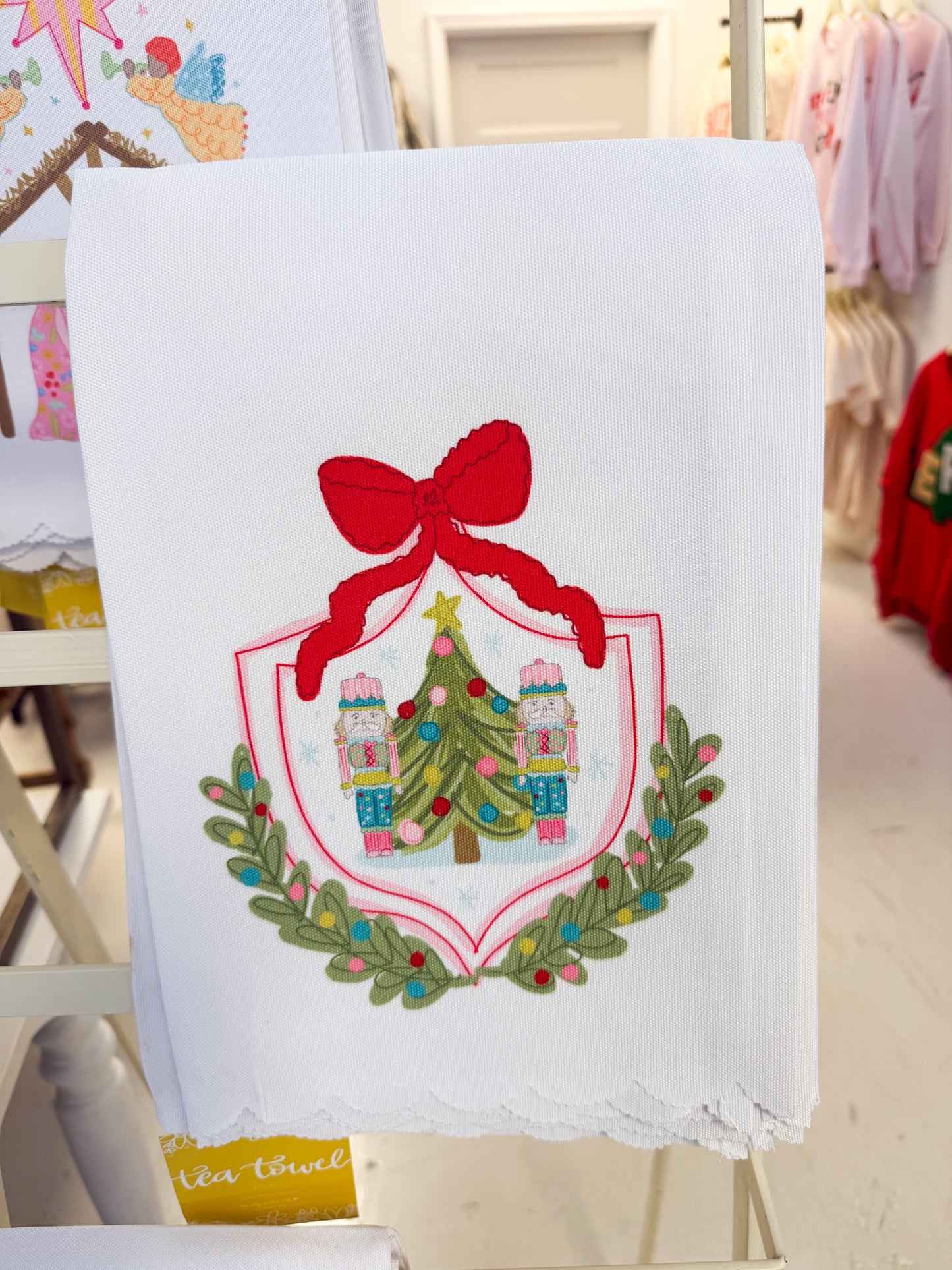 Nutcracker Crest Tea Towel