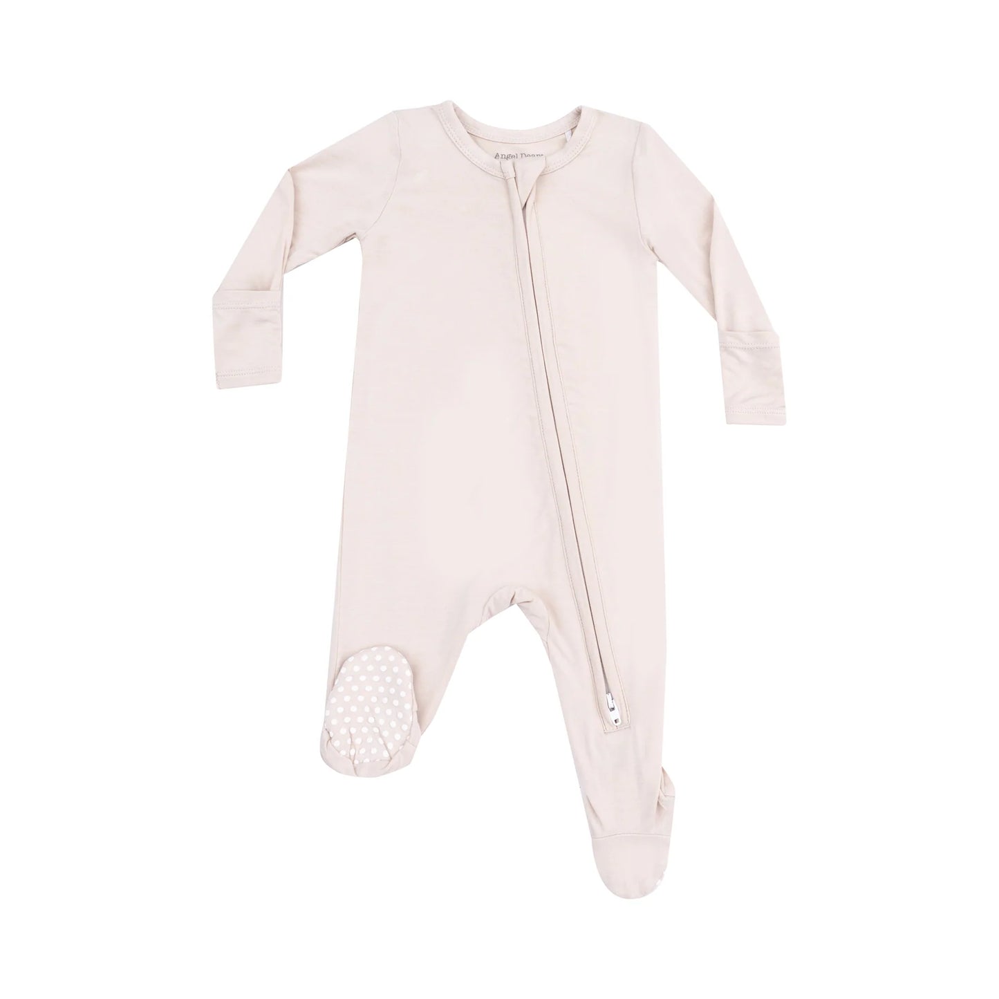Angel Dear Solid Sandshell 2 Way Zipper Footie