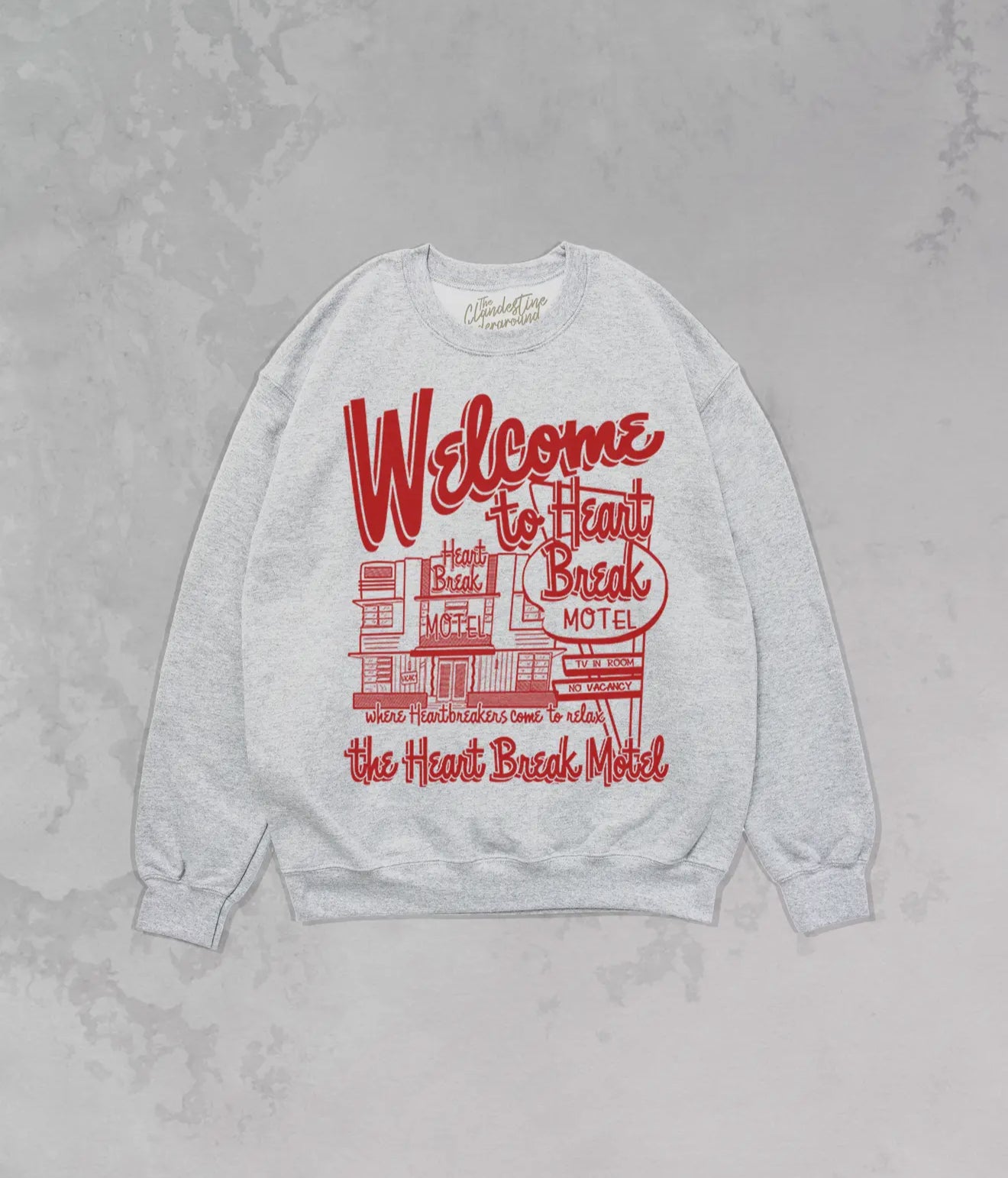 Heart Break Motel Oversized Sweatshirt