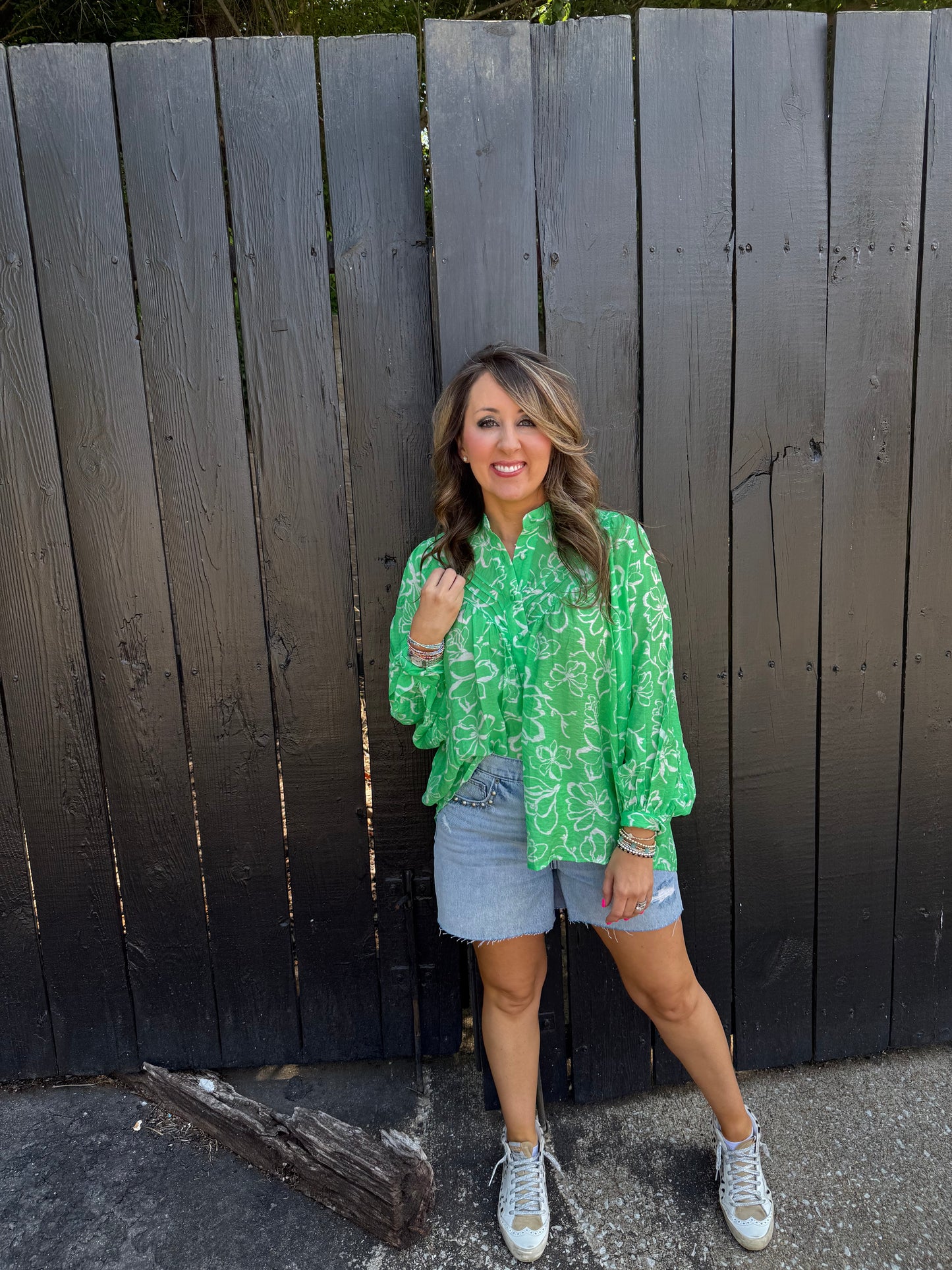 Easley Floral Top