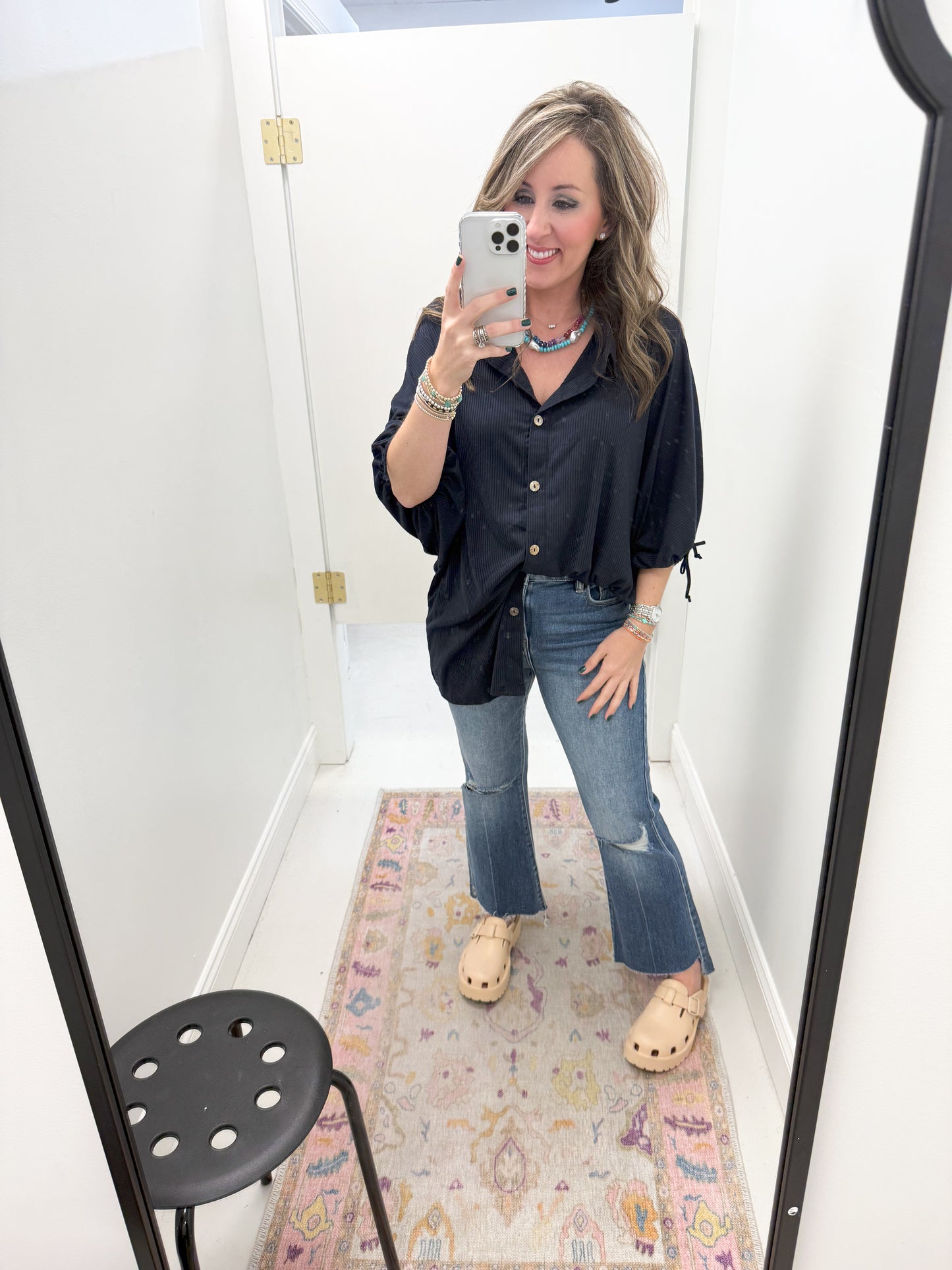 Zoe Top Navy