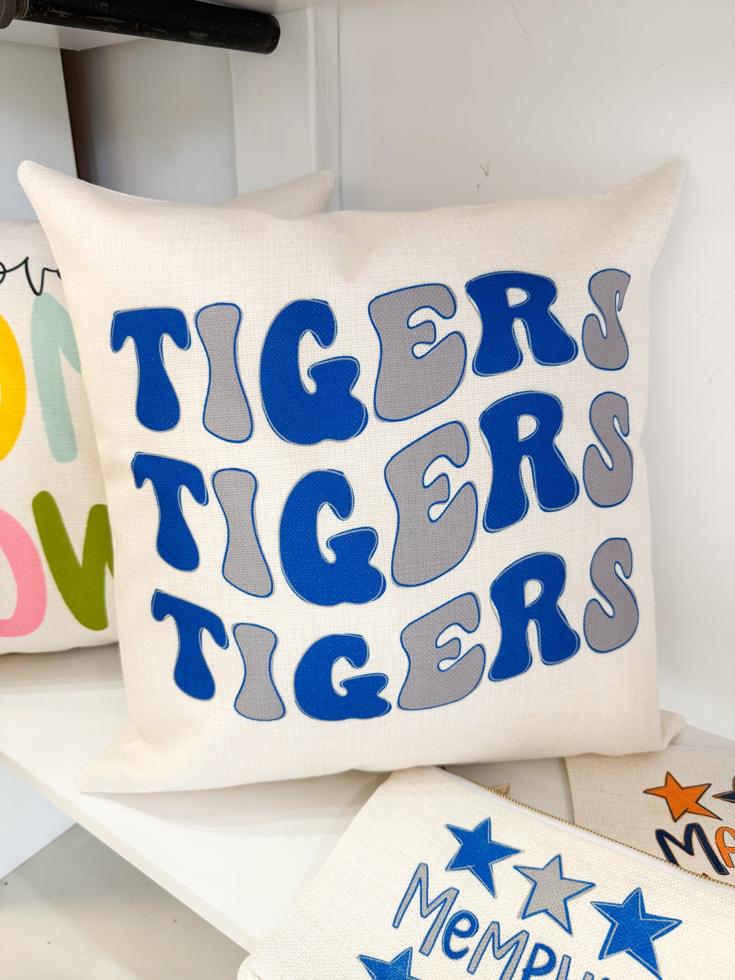 Tigers Square Pillow