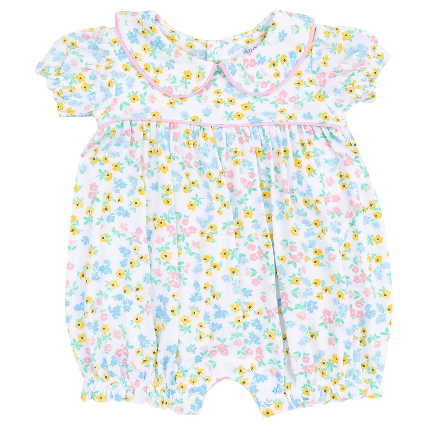 Angel Dear Caroline's Calico Classic Puff Sleeve Baby Doll Bubble