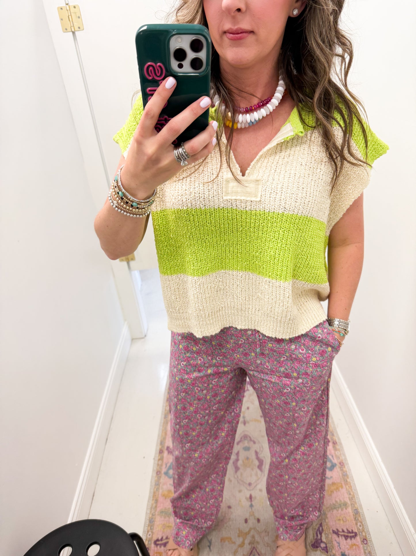 Bailey Boxy Sweater Lime