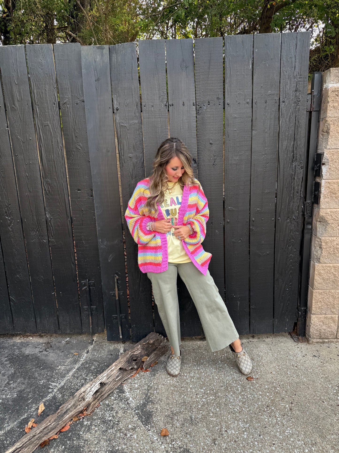 Candy Stripe Cardigan