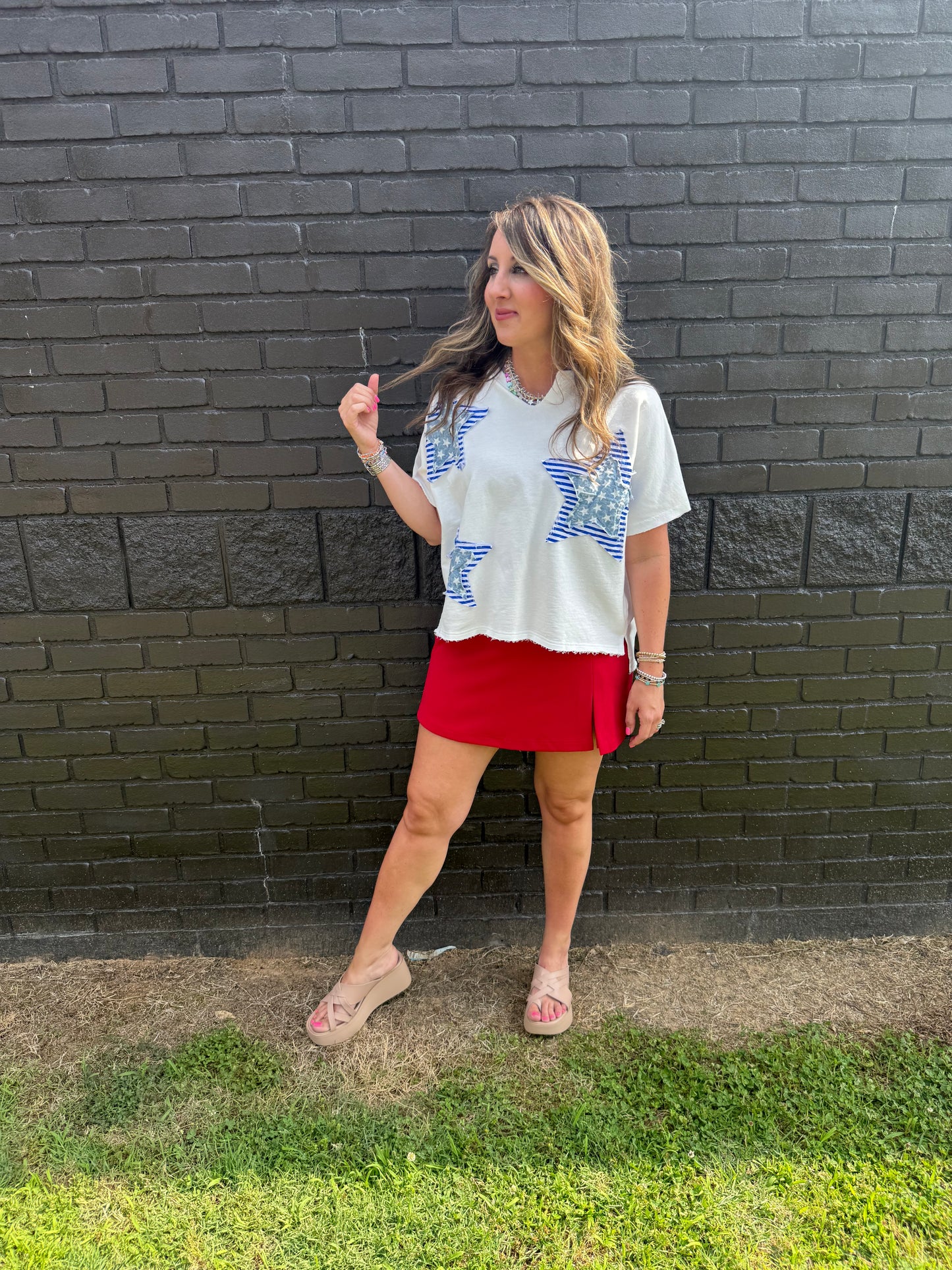 Freedom Star Top White